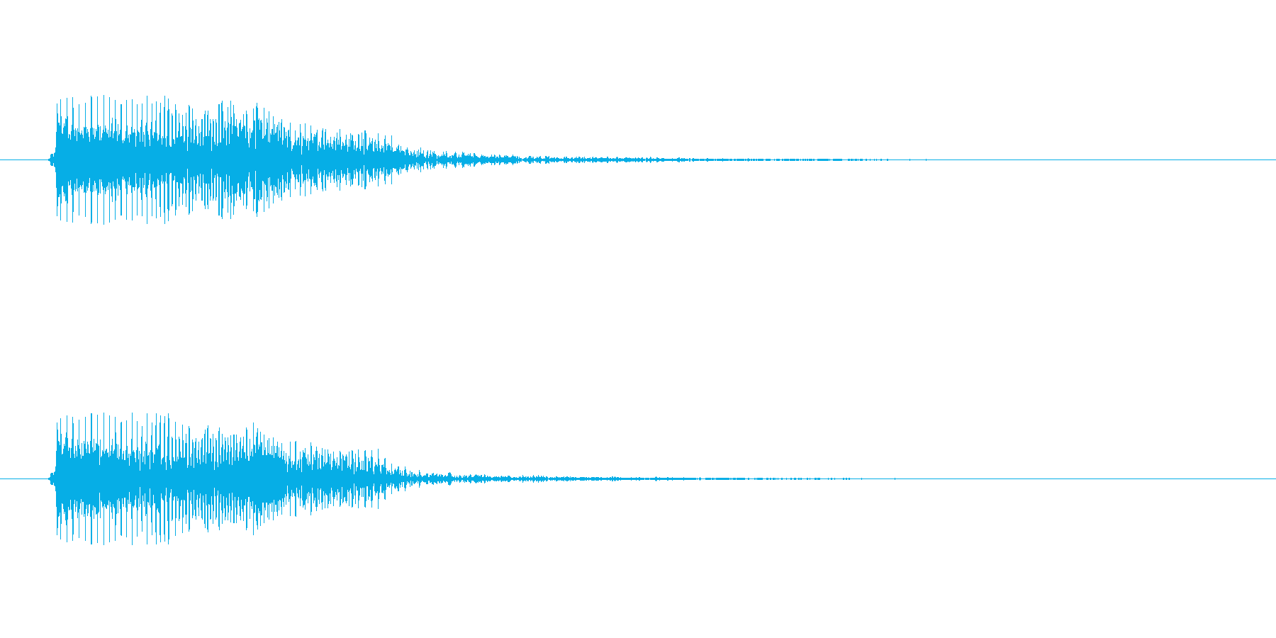 ギターのスライド音ですの再生済みの波形