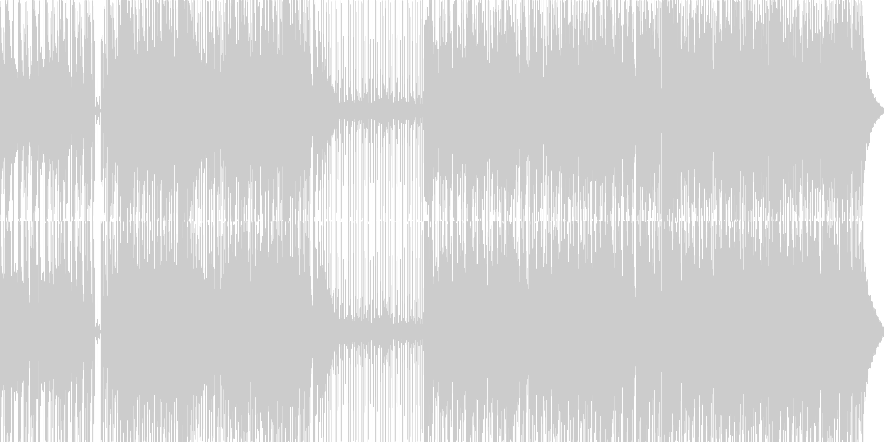 威風堂々/ボサノバアレンジの未再生の波形