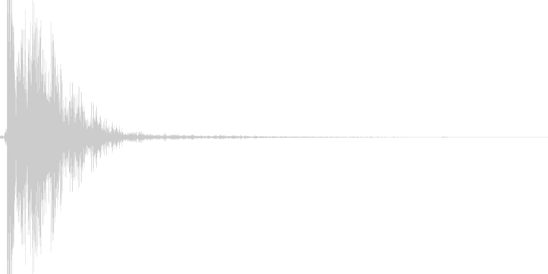 リアル系 ハンドガン1(発砲音) バンの未再生の波形