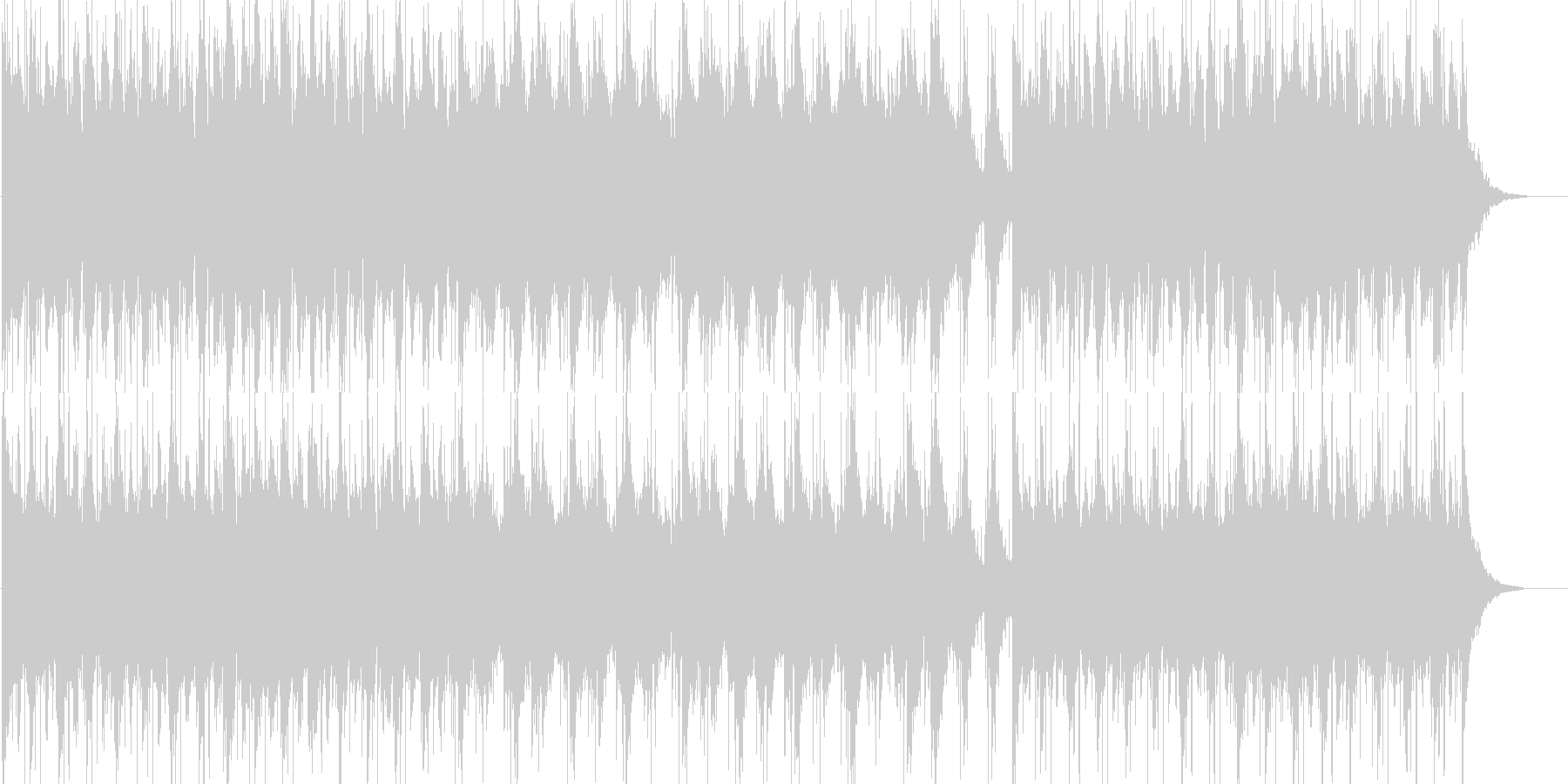 旅立ちをイメージした感動オーケストラ曲の未再生の波形