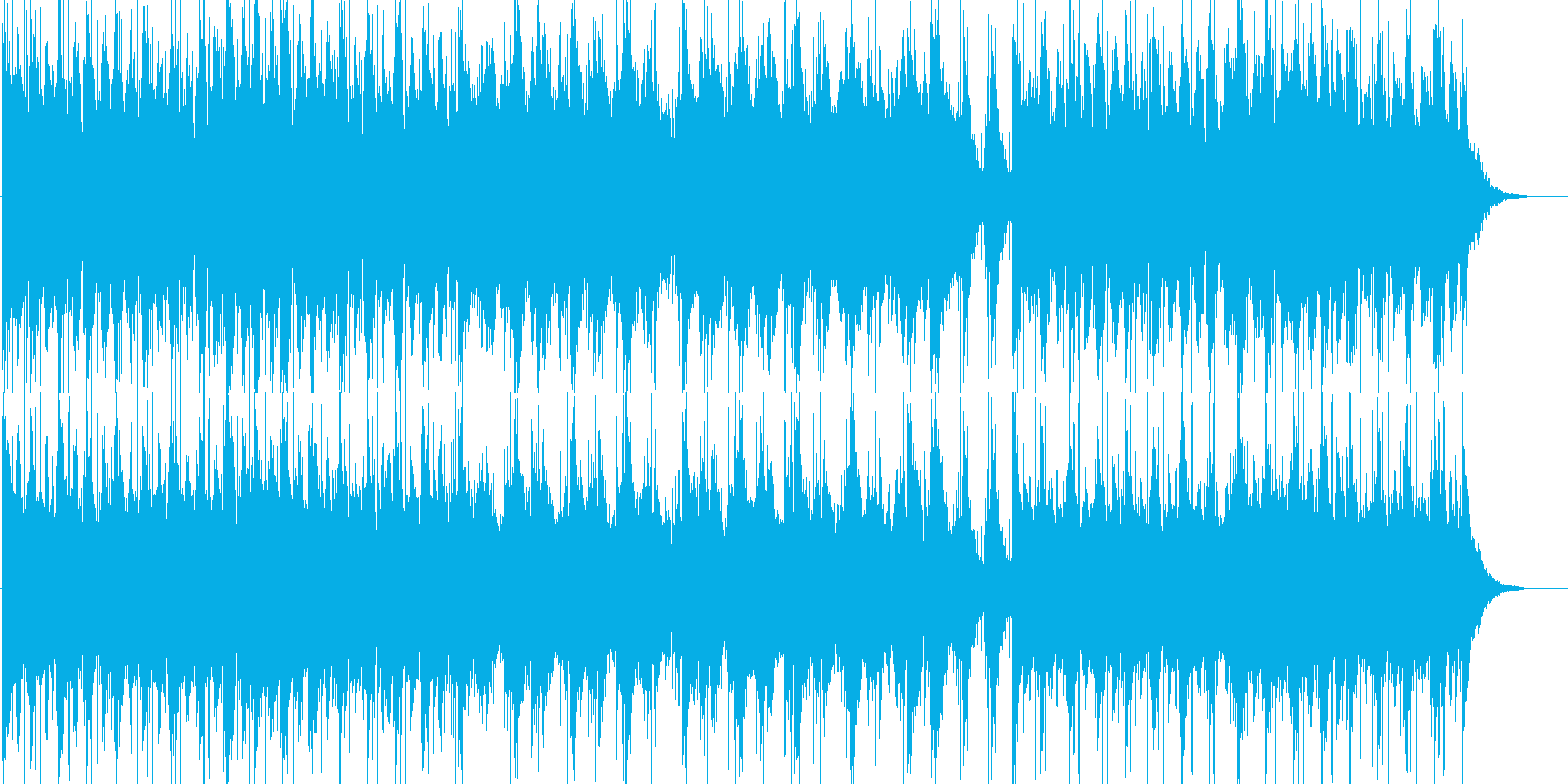 旅立ちをイメージした感動オーケストラ曲の再生済みの波形