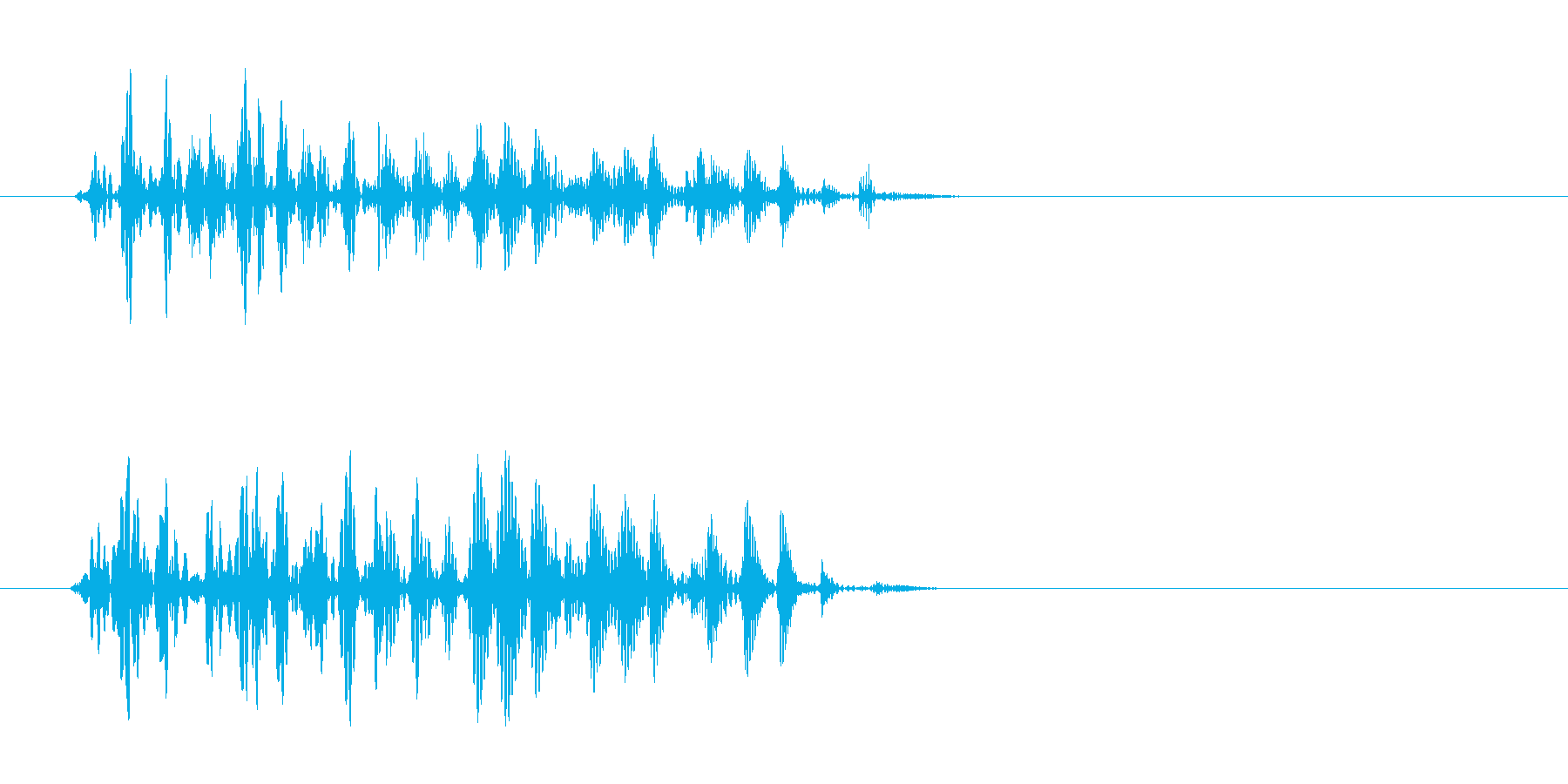 グエェ(失敗した時の効果音)の再生済みの波形