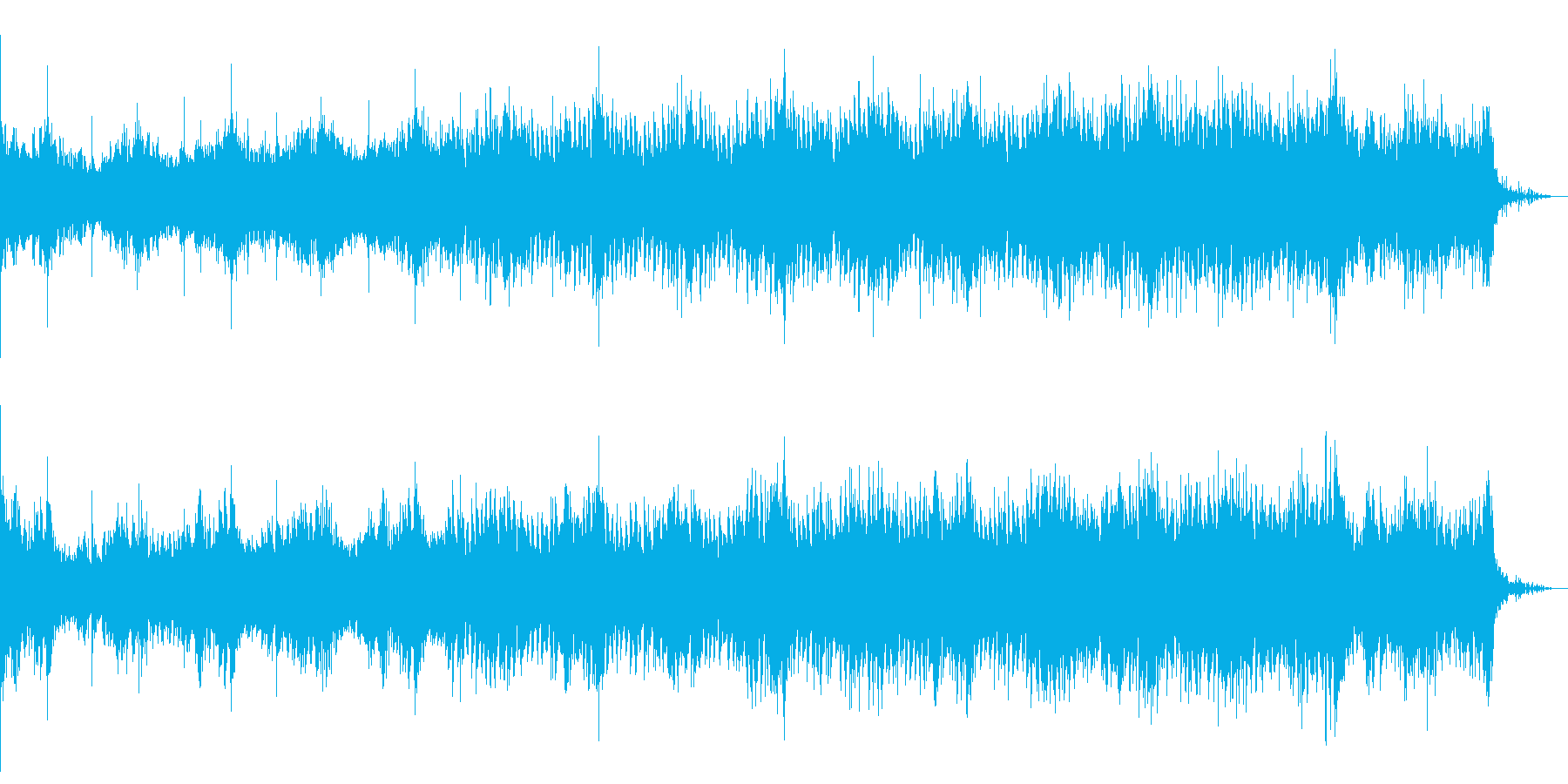 アンビエント環境音楽ヒーリング-07の再生済みの波形