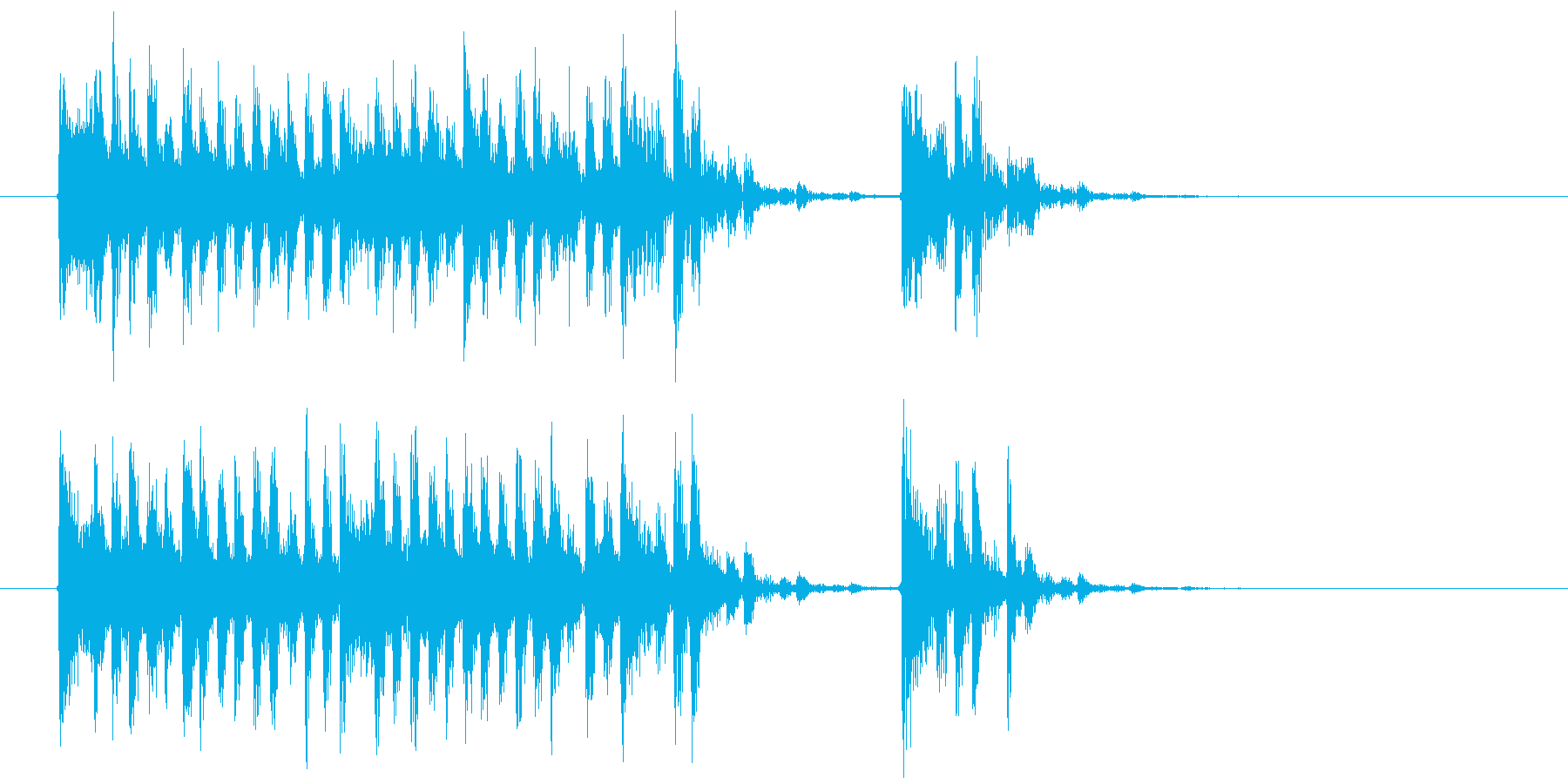 幻想的でミステリアスな音楽の再生済みの波形
