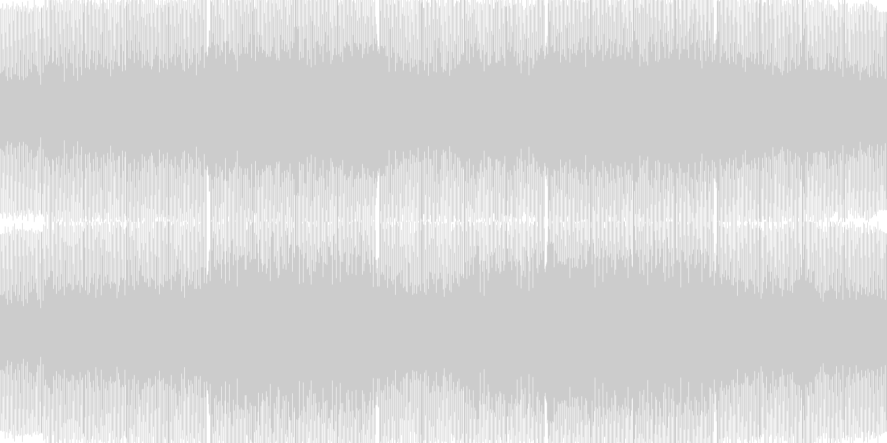 浮遊感のあるサイバー系トランスの未再生の波形