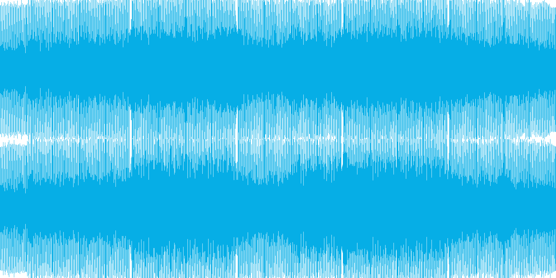 浮遊感のあるサイバー系トランスの再生済みの波形