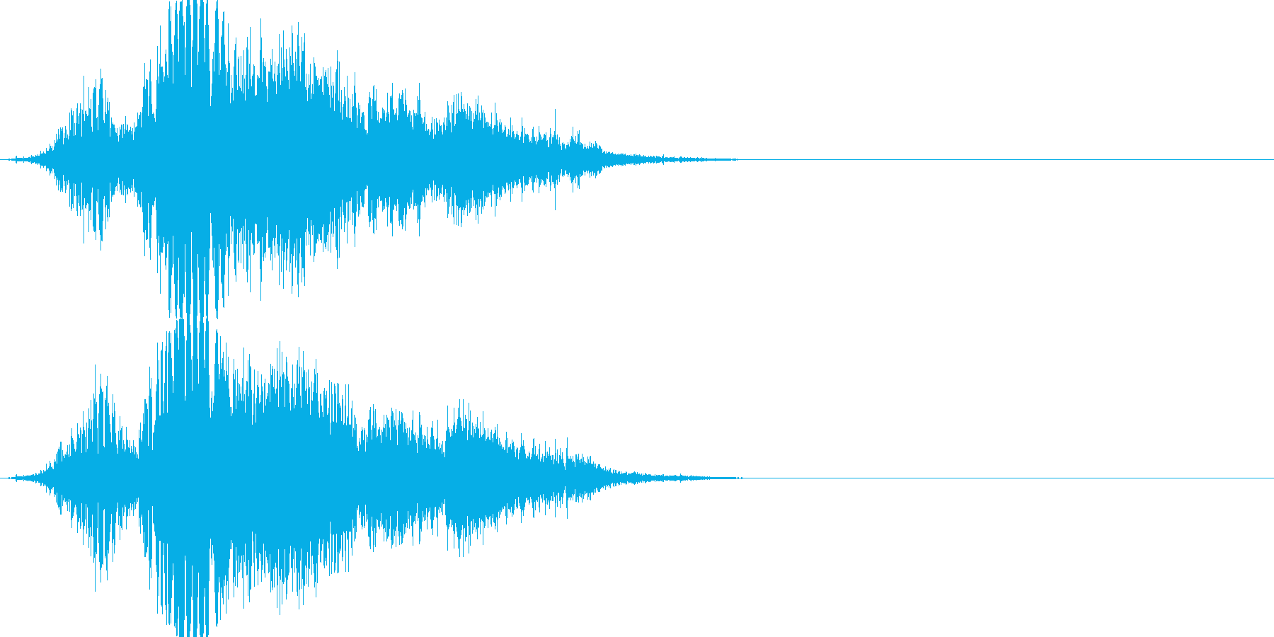 斬撃音(刀や剣で斬る/刺す効果音)15の再生済みの波形