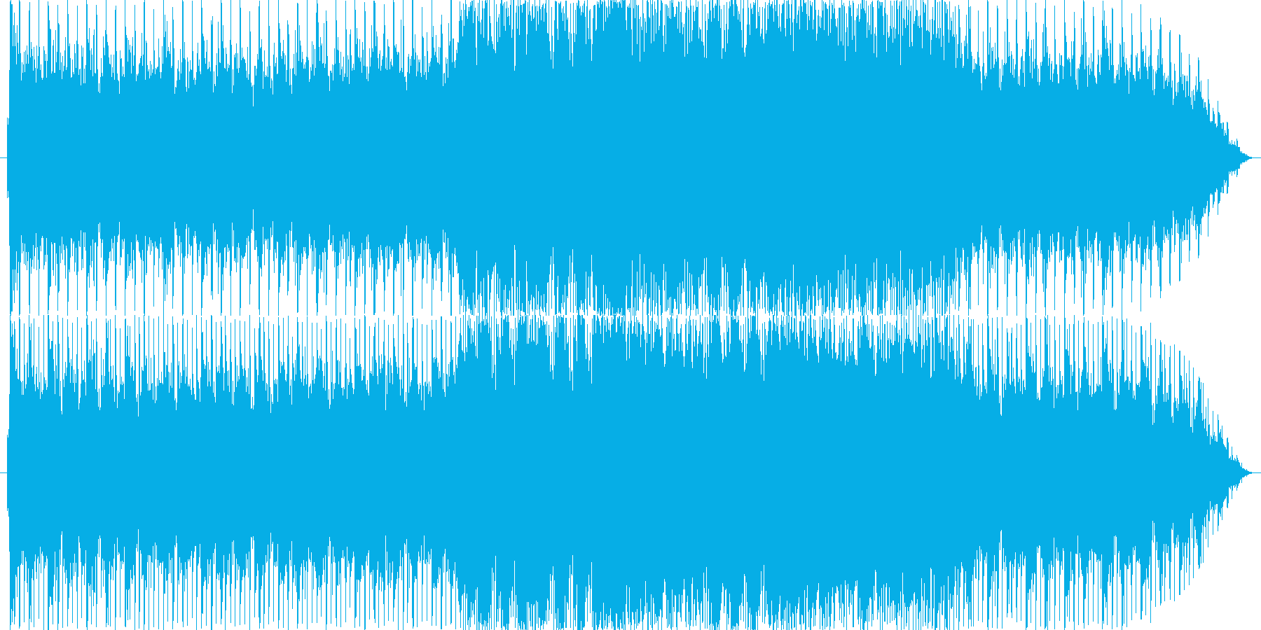 混沌とした世界をイメージしたBGMの再生済みの波形