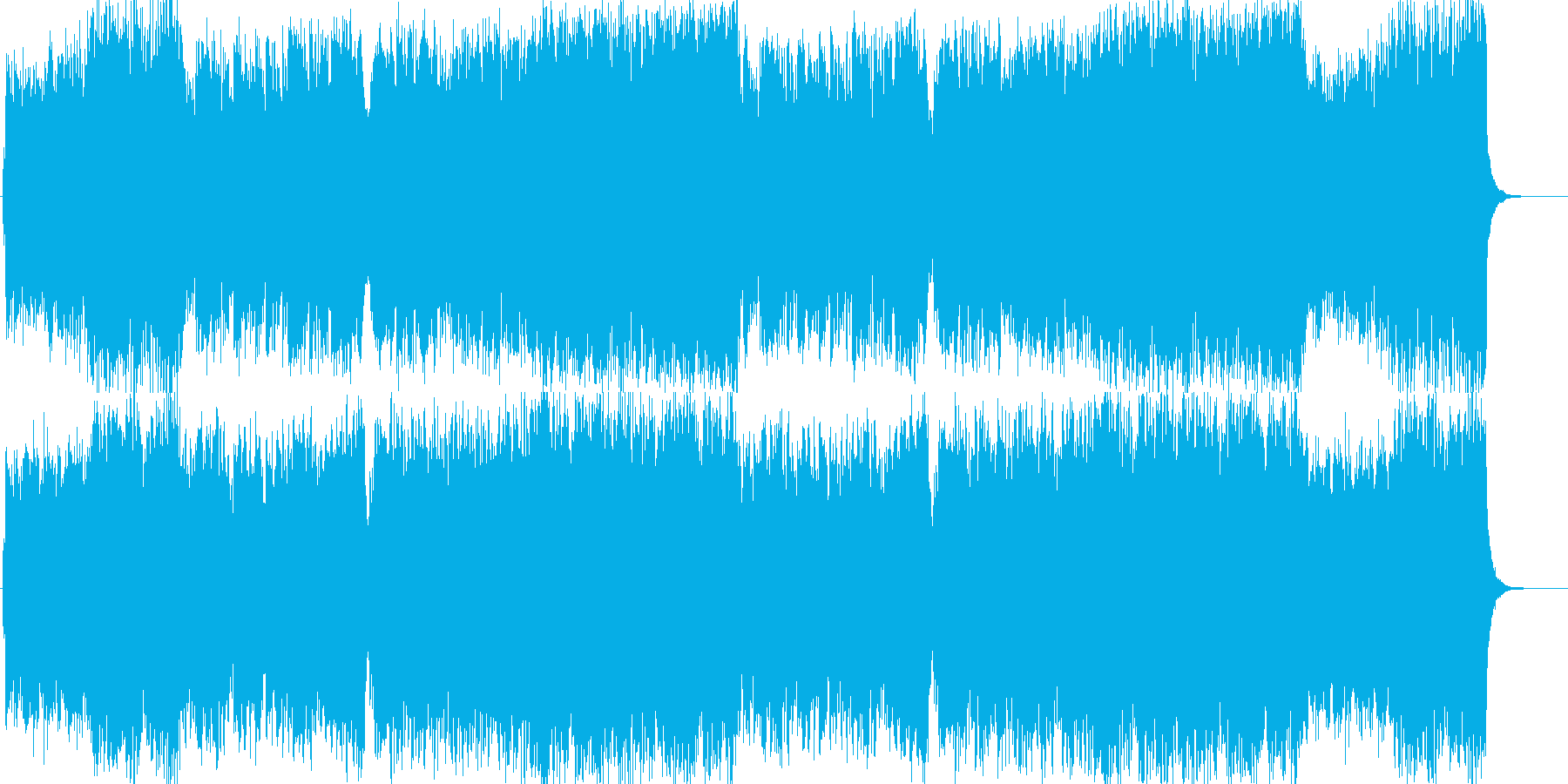 洋楽器で表現した和風曲 ロックVer.の再生済みの波形