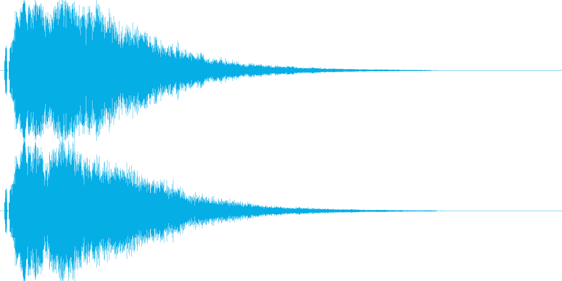 【キラキラ02】光や天使に最適な効果音!の再生済みの波形