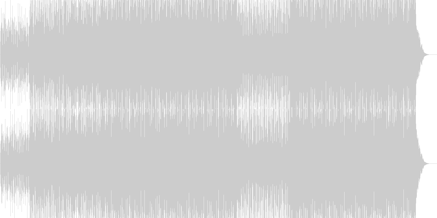 近未来感あるテクノの未再生の波形