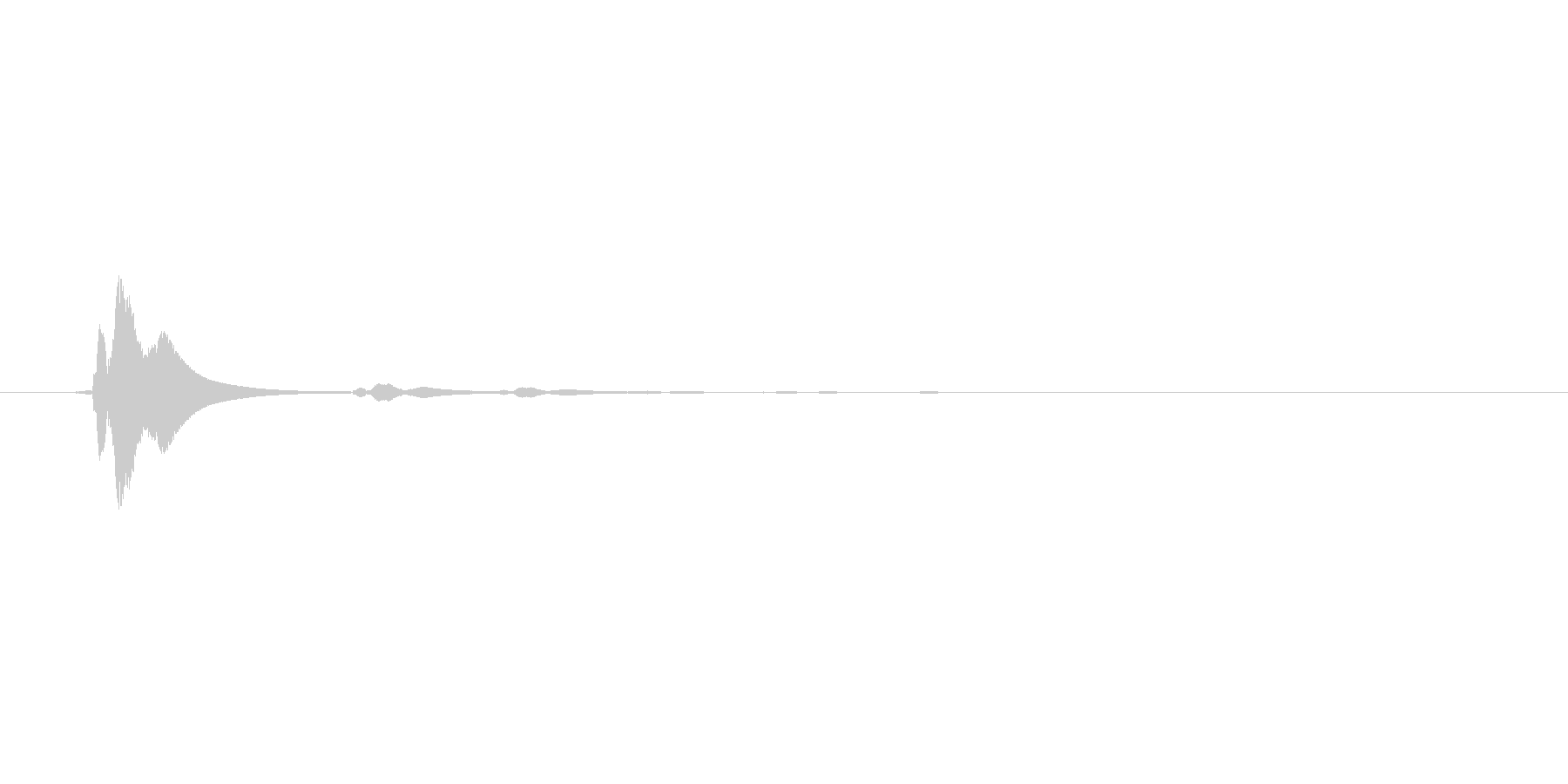 【効果音】メニュー系セットB_タッチの未再生の波形