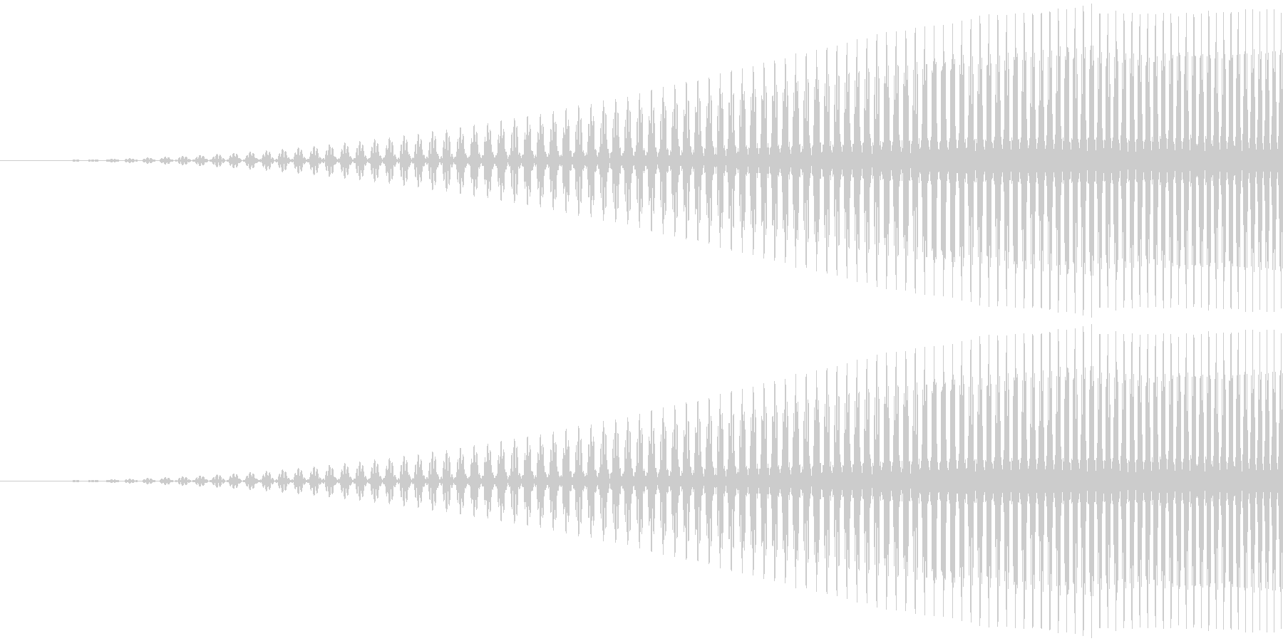 ヒュイ(スワイプ、フリック系の音)の未再生の波形