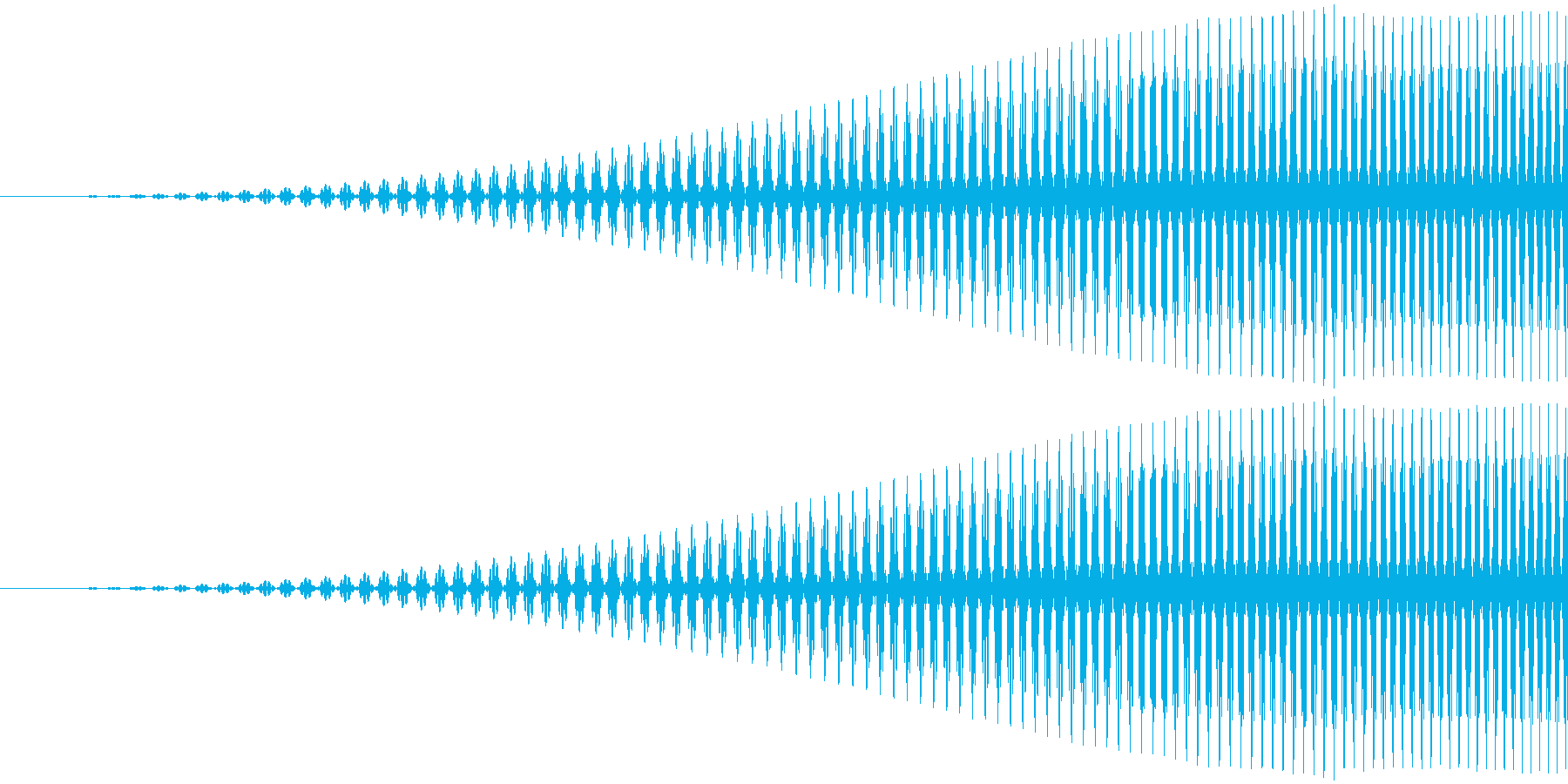 ヒュイ(スワイプ、フリック系の音)の再生済みの波形