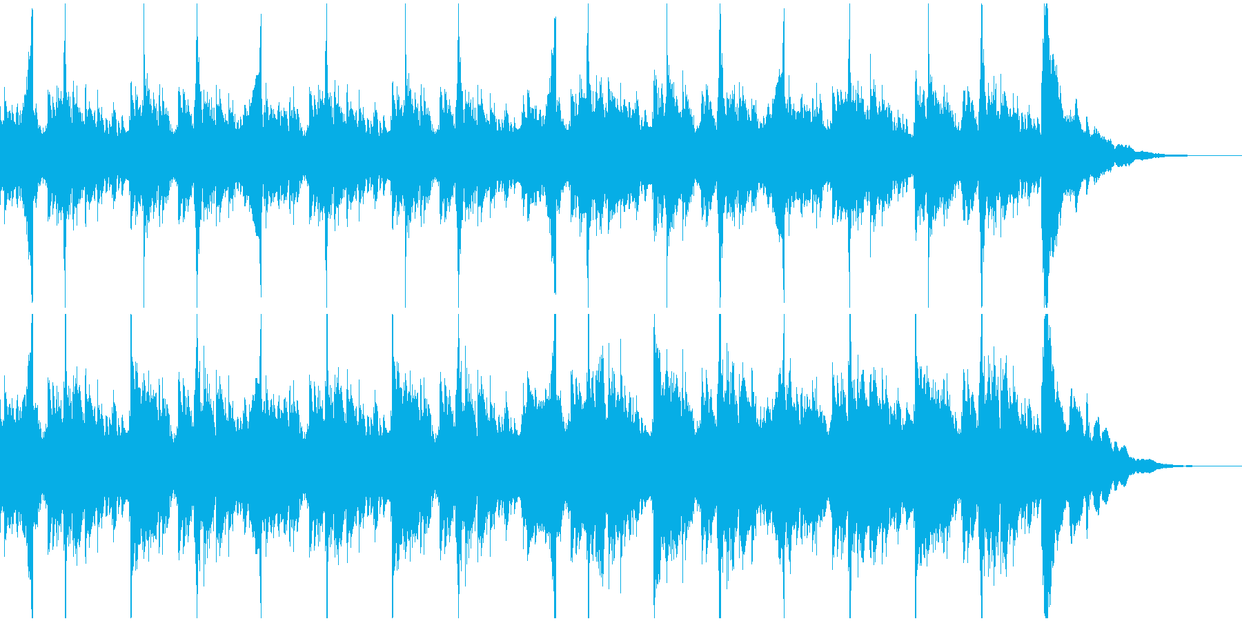ギターを使用したみずみずしい楽曲です。の再生済みの波形
