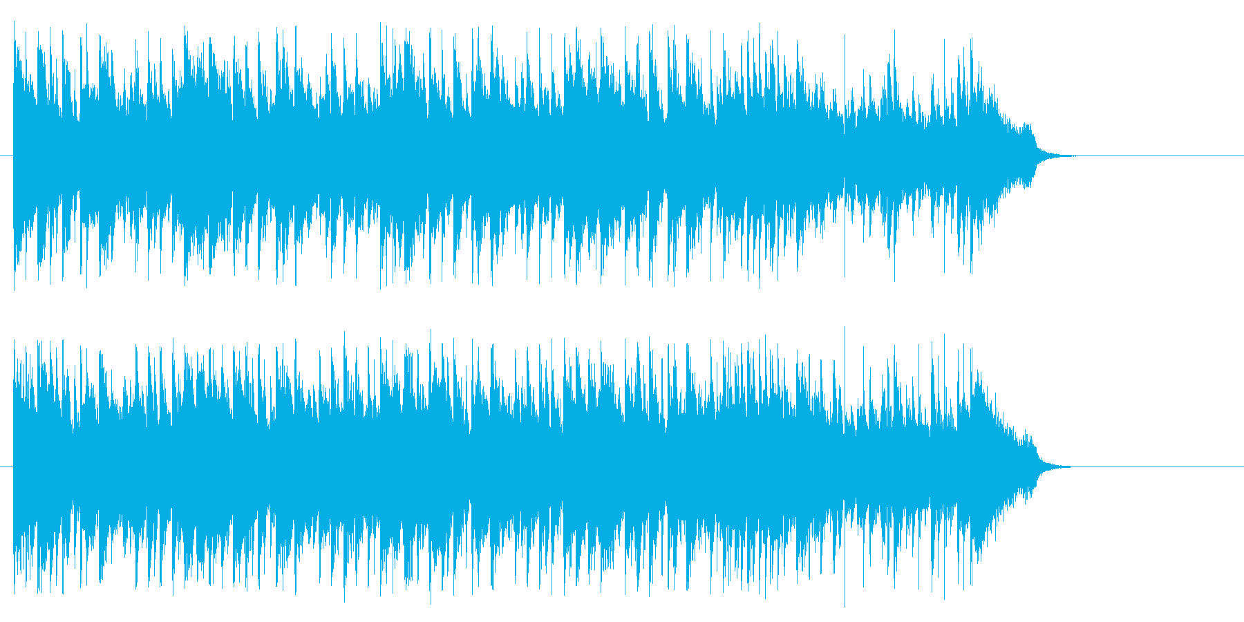 きらめきのおだやかサウンドの再生済みの波形