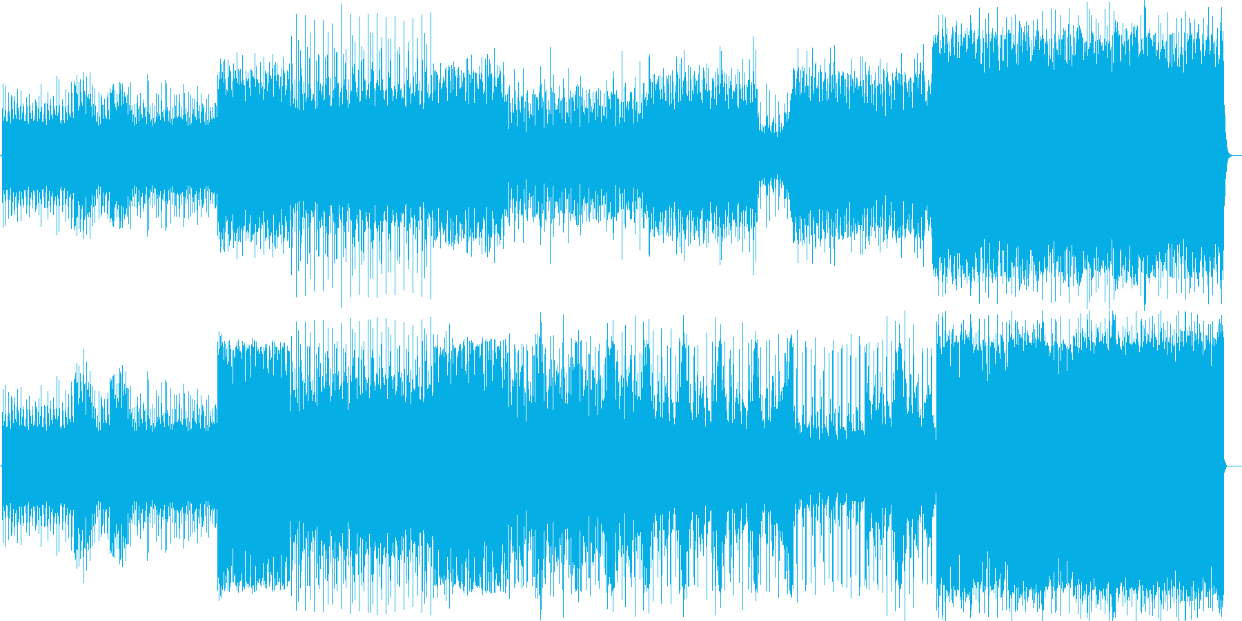 ロック エレクトロニカ ニューデジロックの再生済みの波形