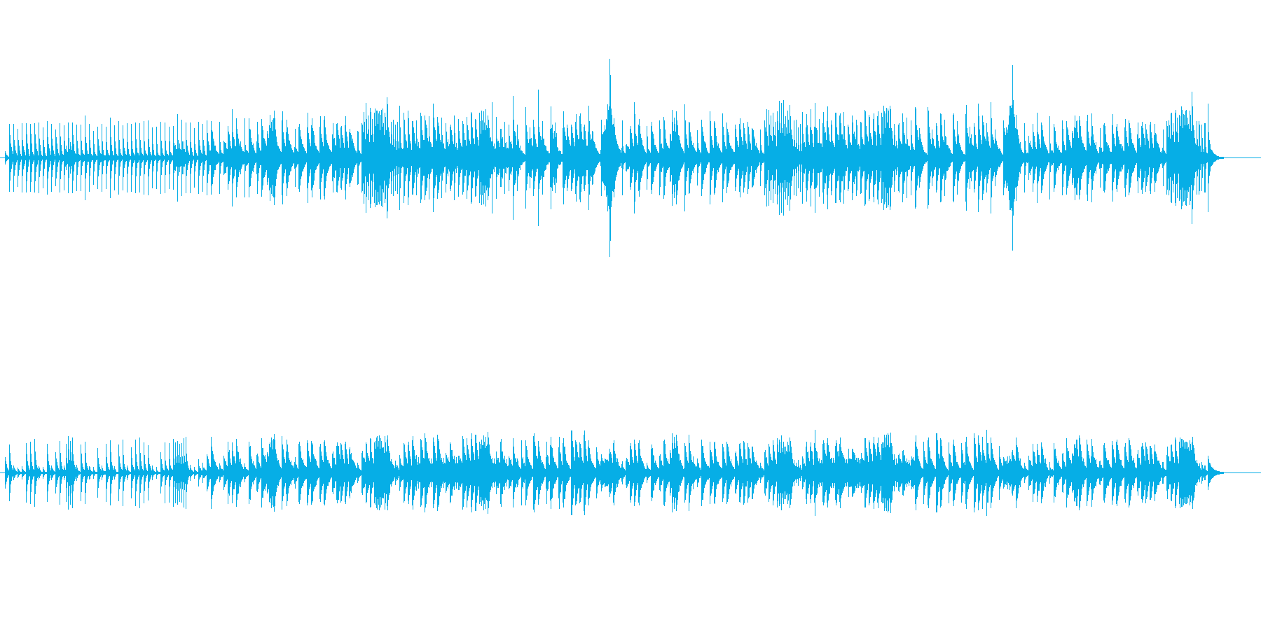 夜想曲-ショパン-のオルゴールの再生済みの波形