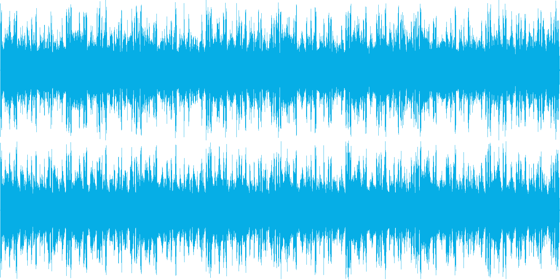 ハウスのリズムを強調した楽曲です。の再生済みの波形
