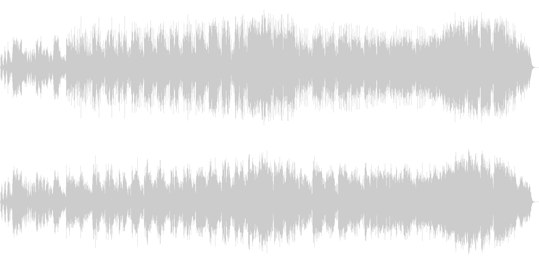 映像にぴったりのアラブ音楽の未再生の波形