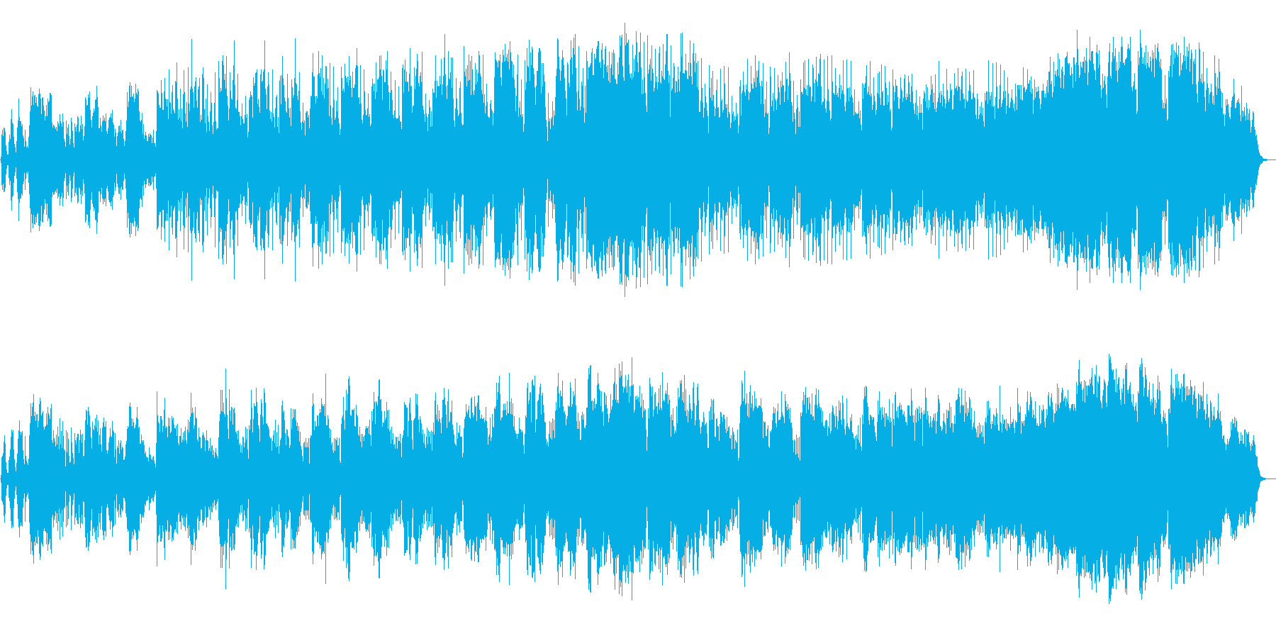 映像にぴったりのアラブ音楽の再生済みの波形