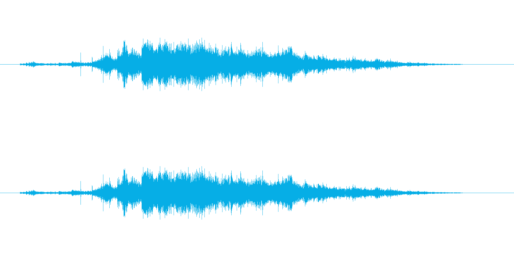 衝撃でガラス等が壊れる音ですの再生済みの波形