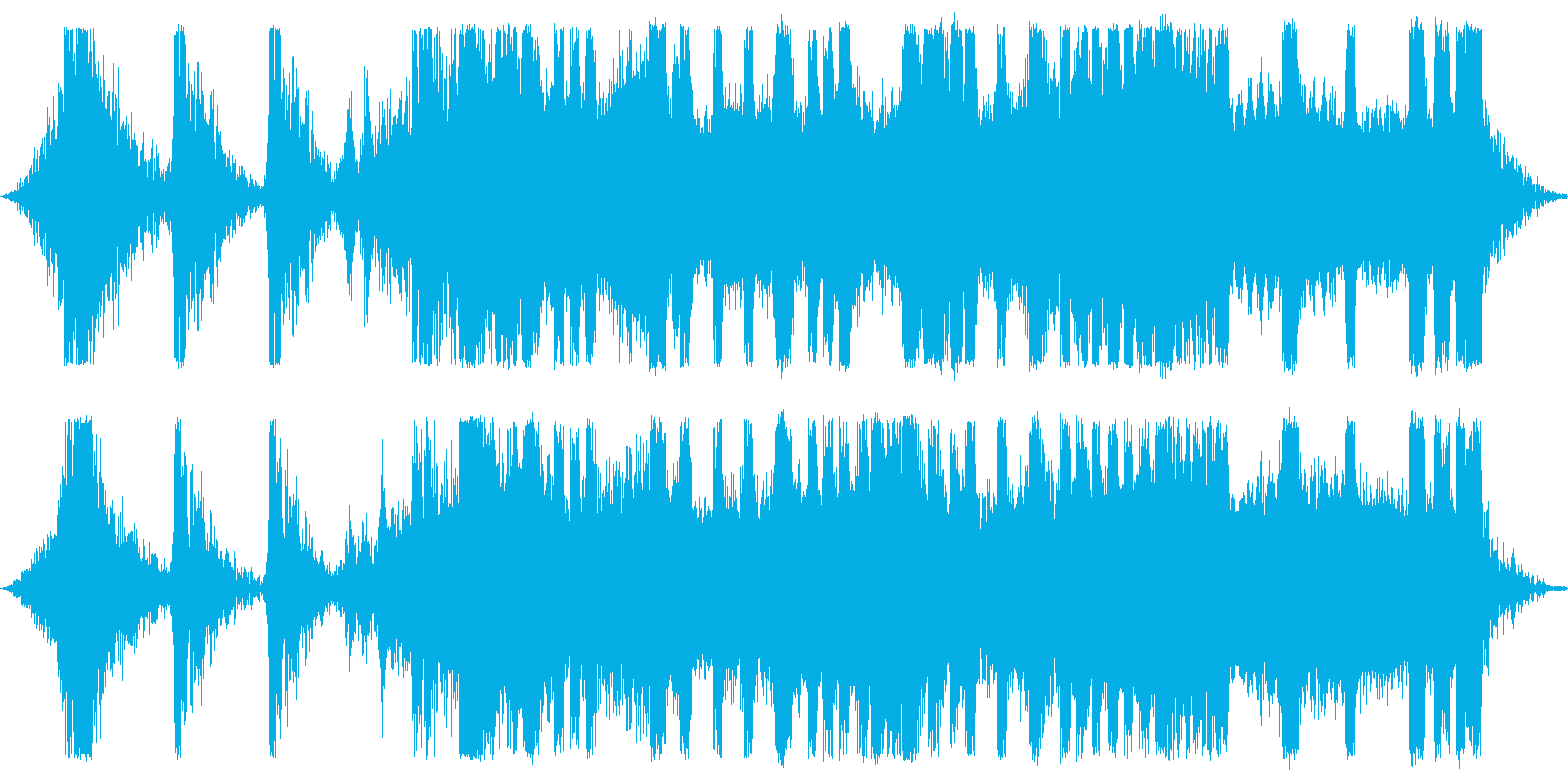 MADなシーンの演出系BGMの再生済みの波形