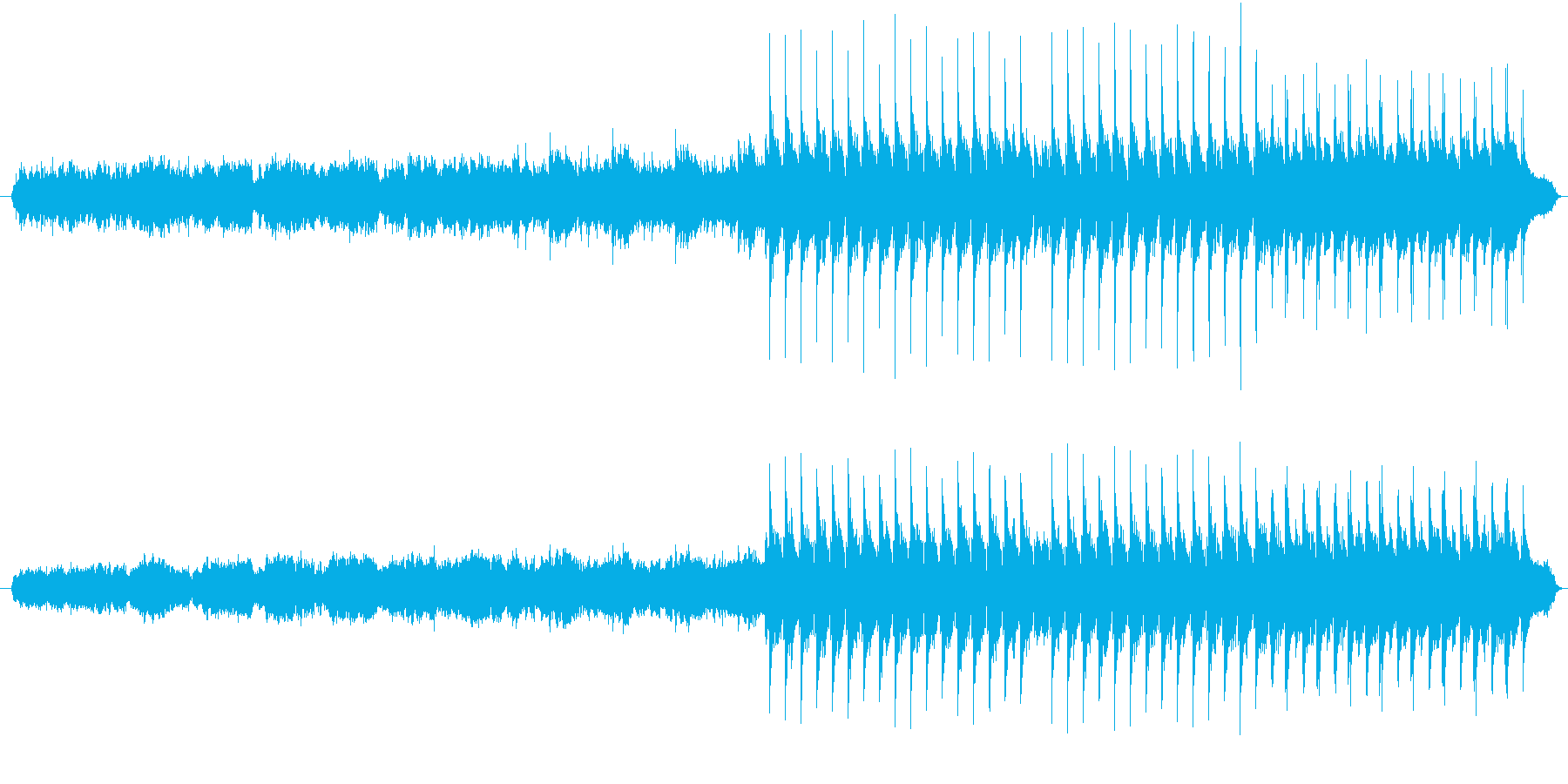 アコギとフルートとピアノの切なげな曲の再生済みの波形