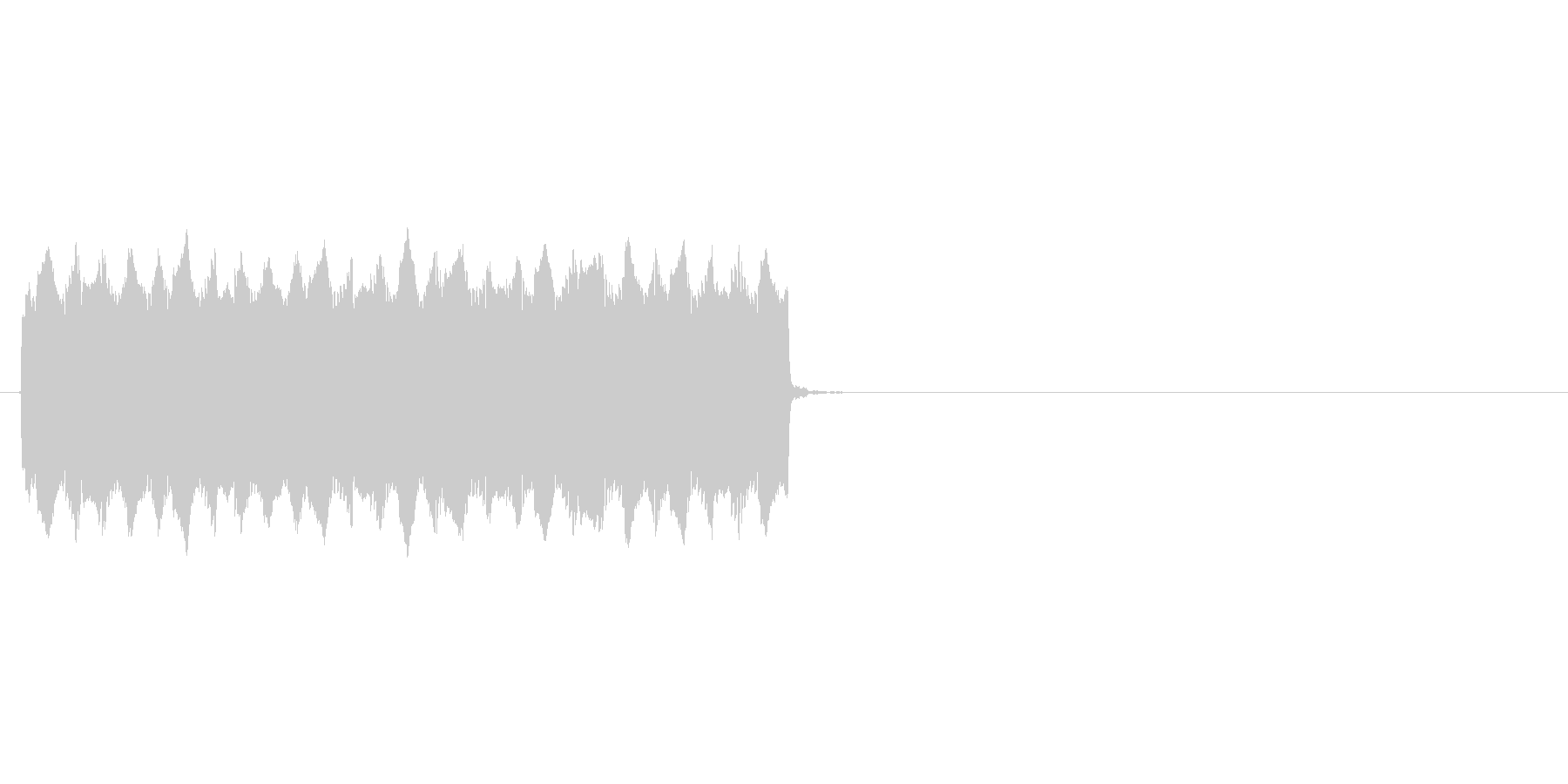 電話の着信音の未再生の波形