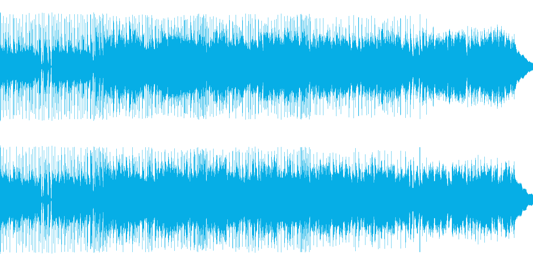 BGM015-01 90秒のピアノとギ…の再生済みの波形