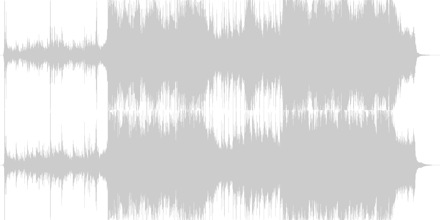 幻想的なSoundtrackの未再生の波形