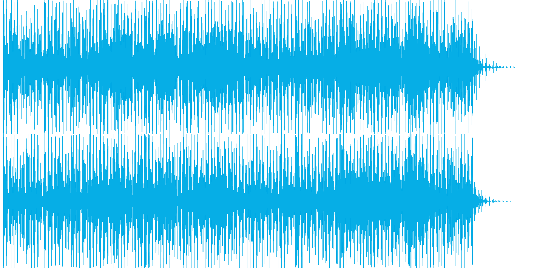 アジアンテイスト_BGMの再生済みの波形