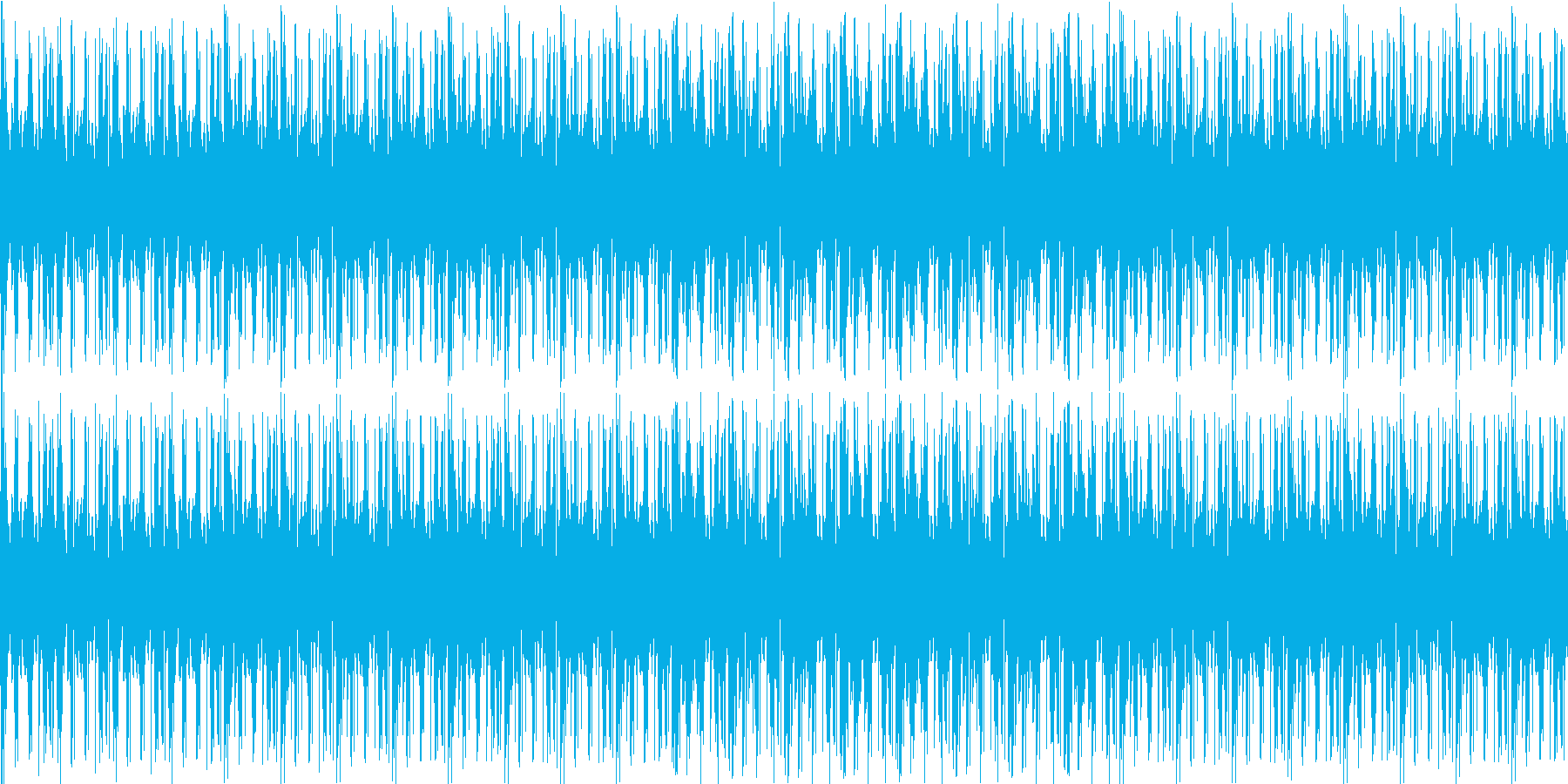 RPGのダンジョン内風BGM(loop)の再生済みの波形