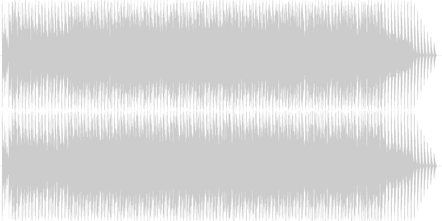 和風とダンステクノを組み合わせたBGM…の未再生の波形