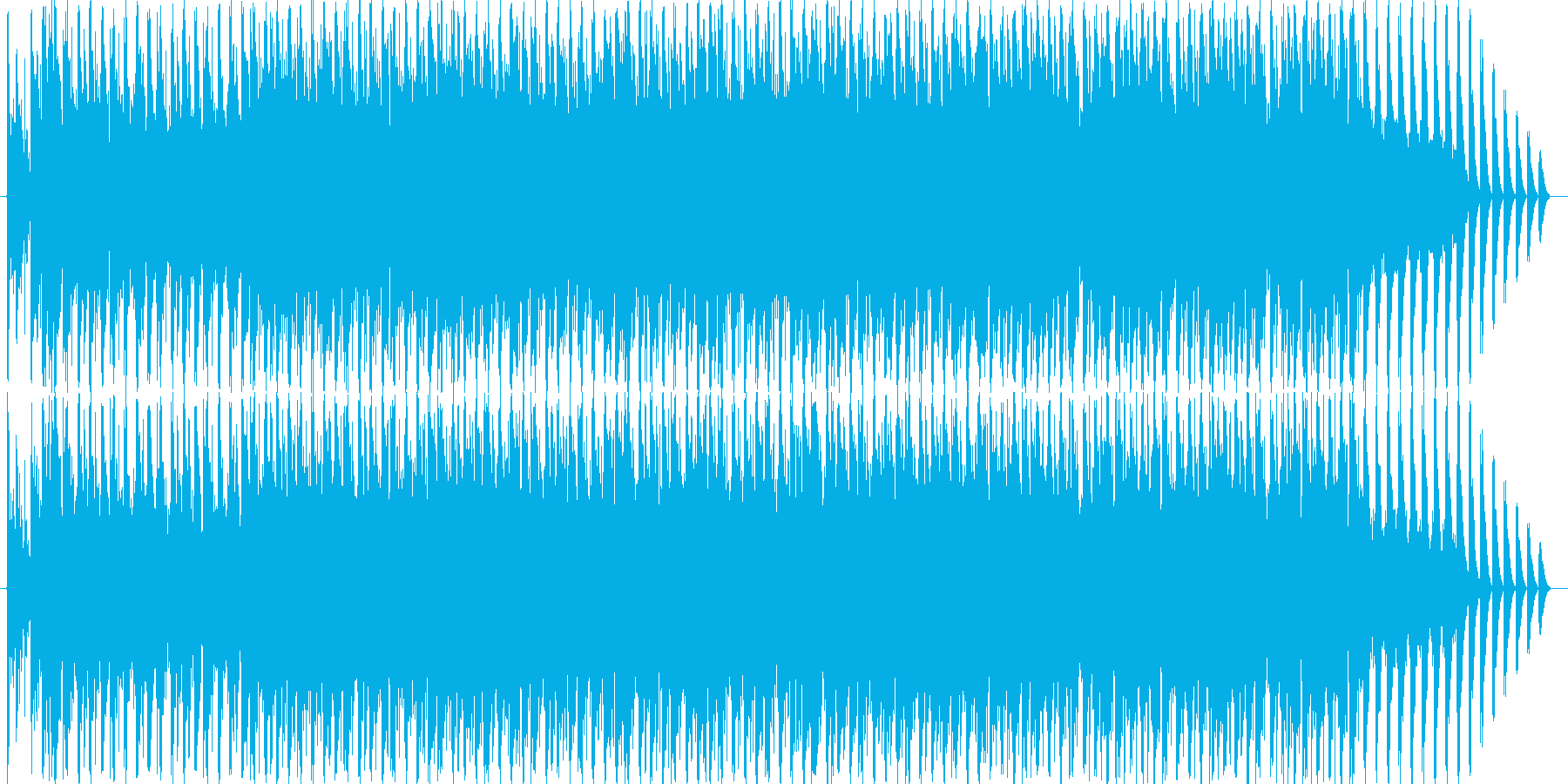 和風とダンステクノを組み合わせたBGM…の再生済みの波形