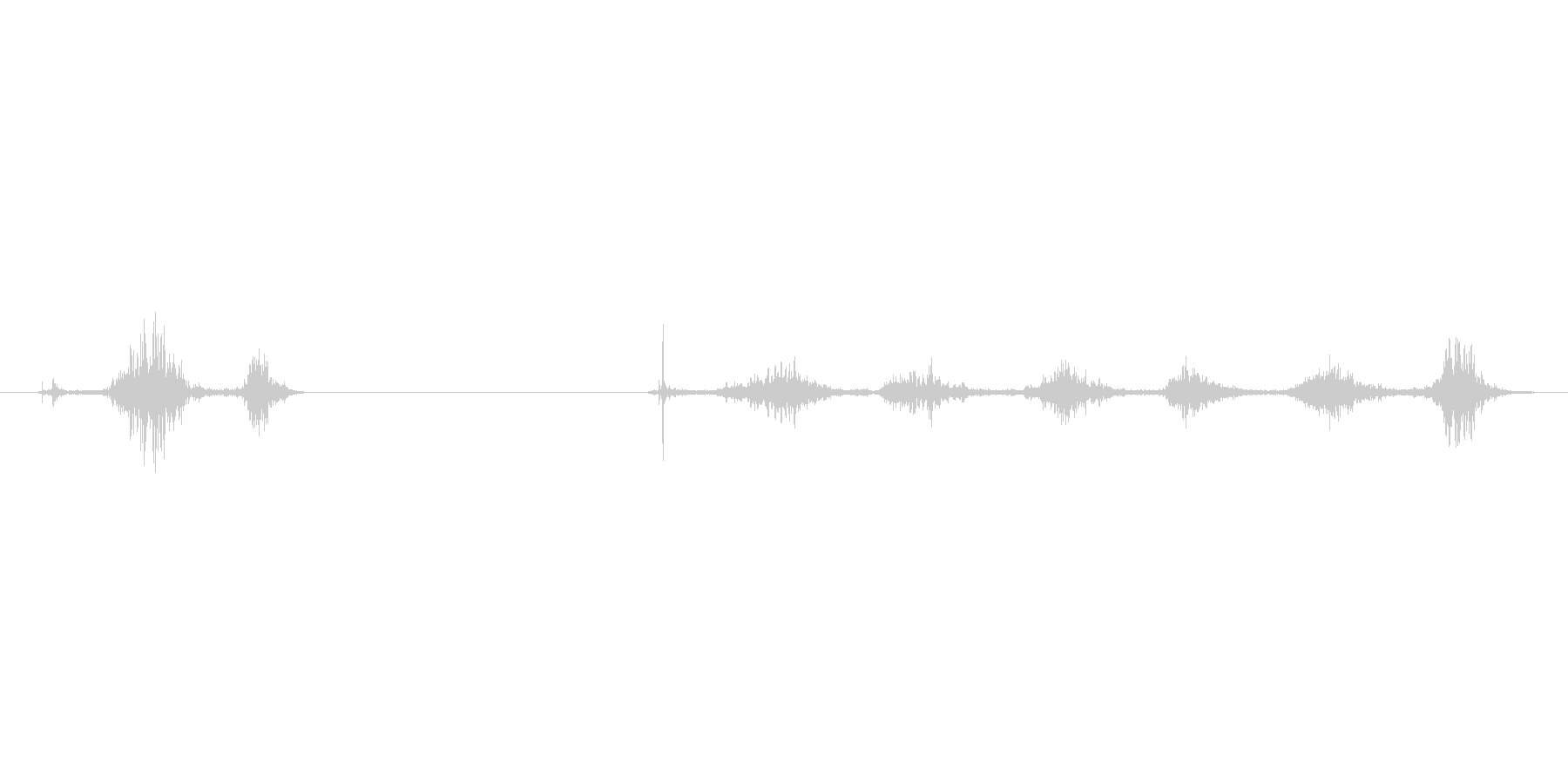 ペンで紙にさらさらと文字を書く音です。の未再生の波形