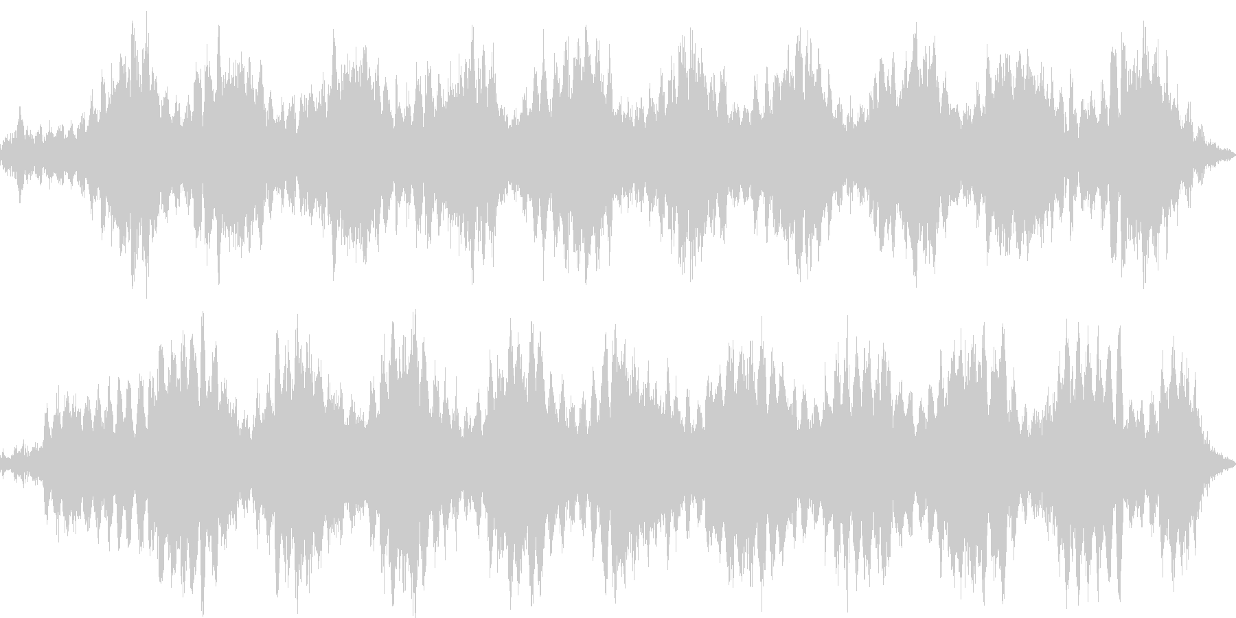 水蒸気・熱気・見えない気配のイメージ音の未再生の波形