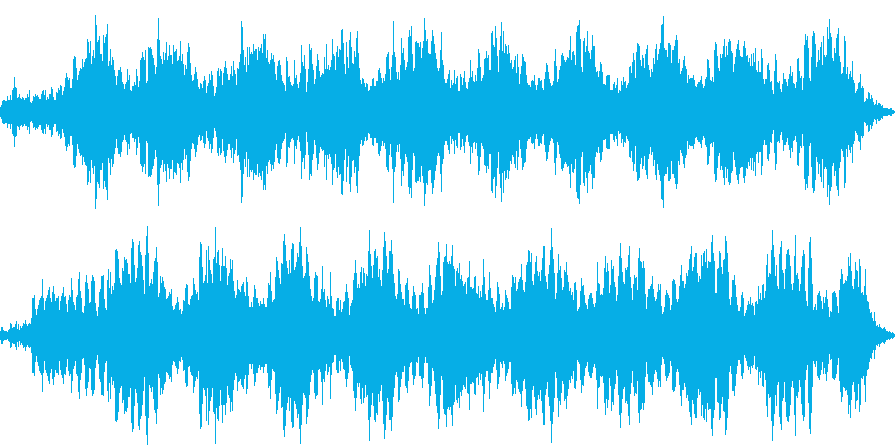 水蒸気・熱気・見えない気配のイメージ音の再生済みの波形