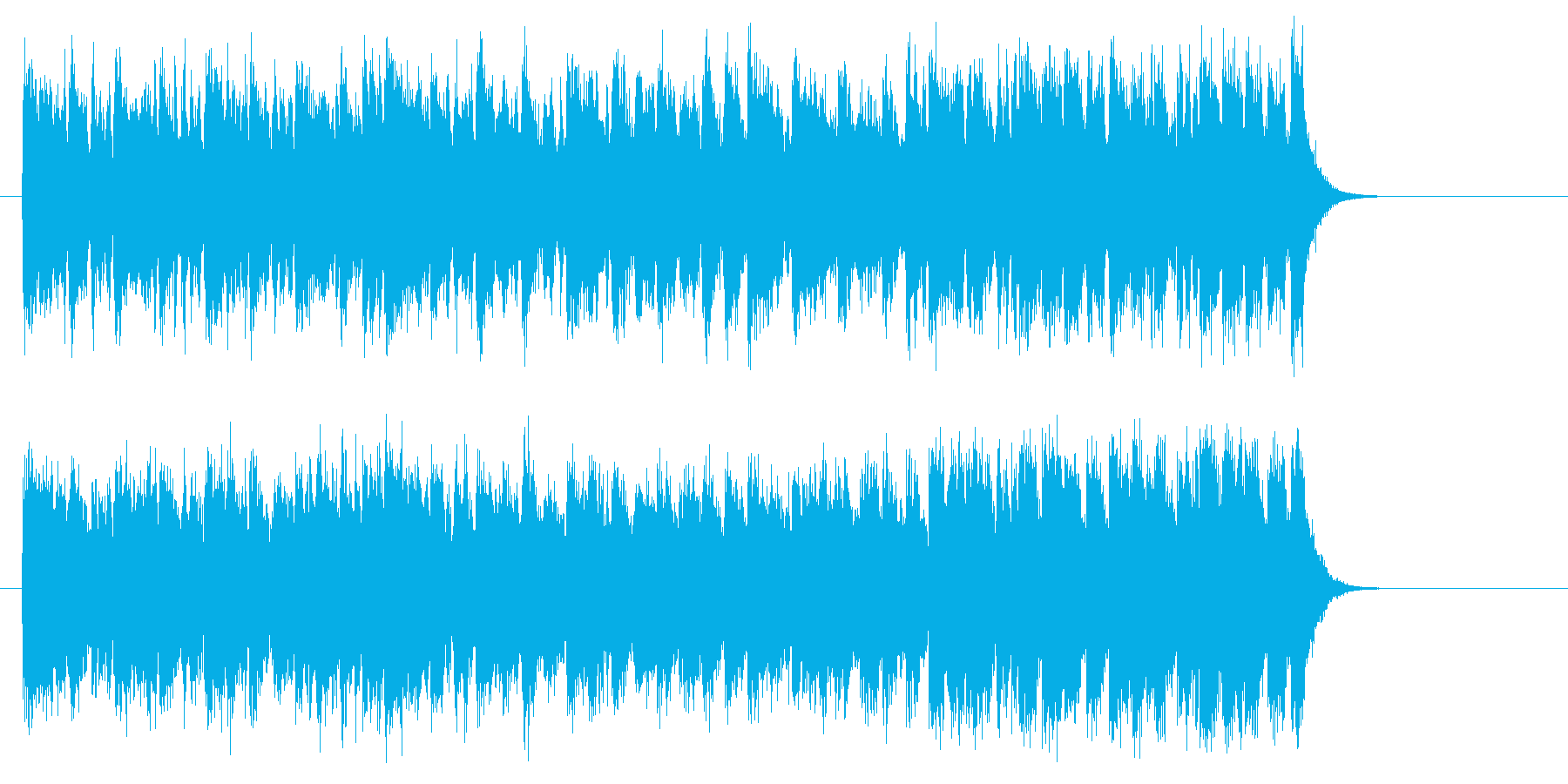 勇者のオーケストラ風音楽(サビ~エンド)の再生済みの波形