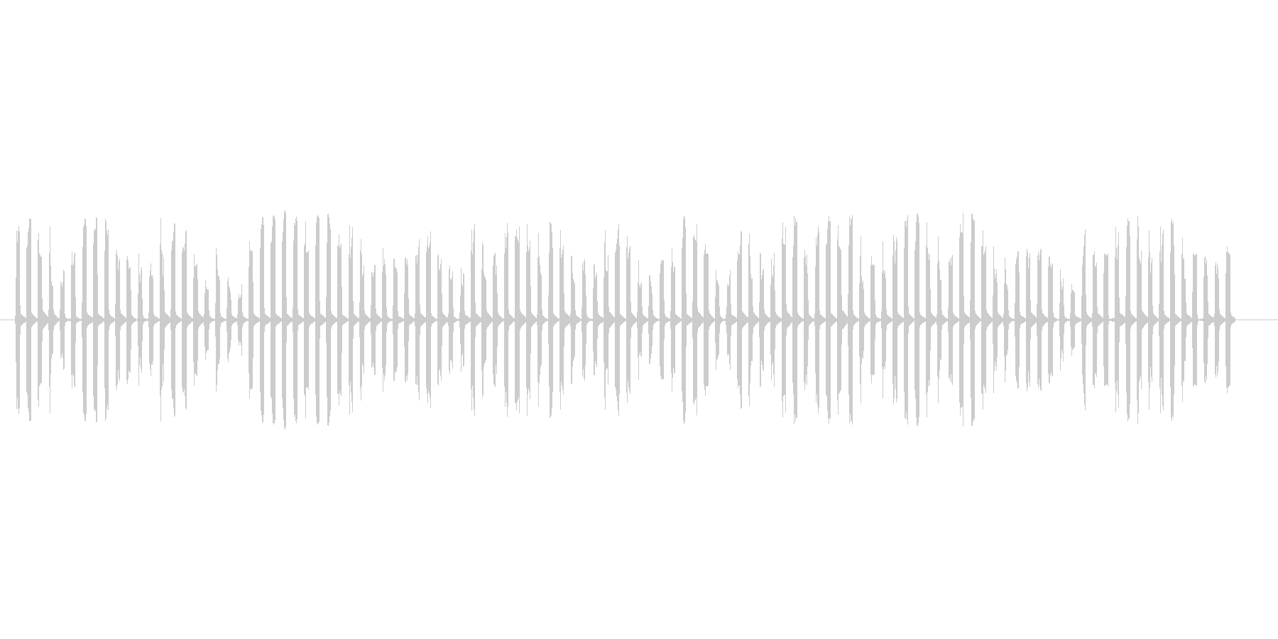 宇宙人が喋っているような電子音ですピロの未再生の波形