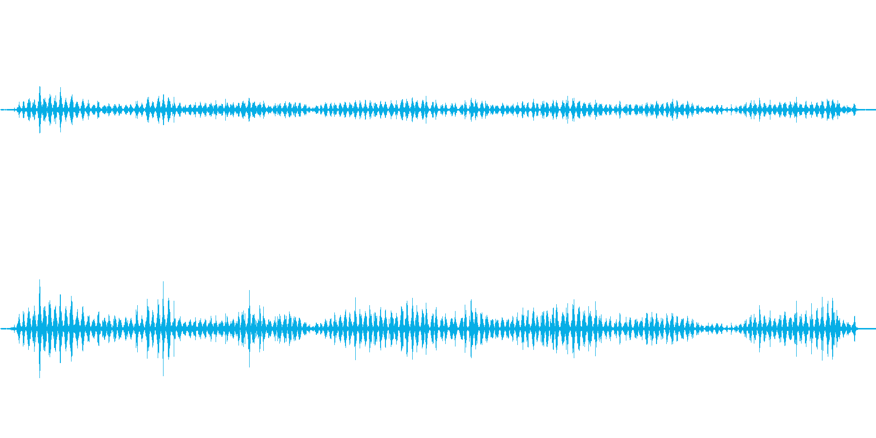 しゃかしゃか。歯磨き、歯を磨く音ですの再生済みの波形