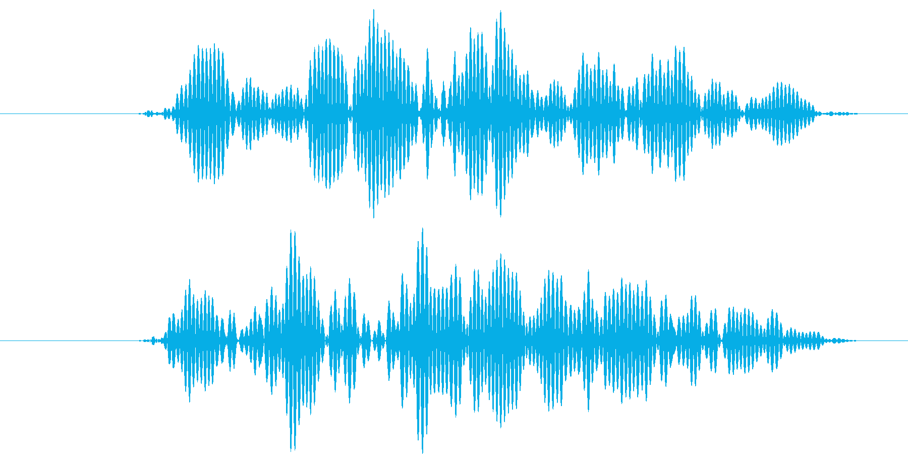 ショッキングなシーンにマッチする効果音…の再生済みの波形