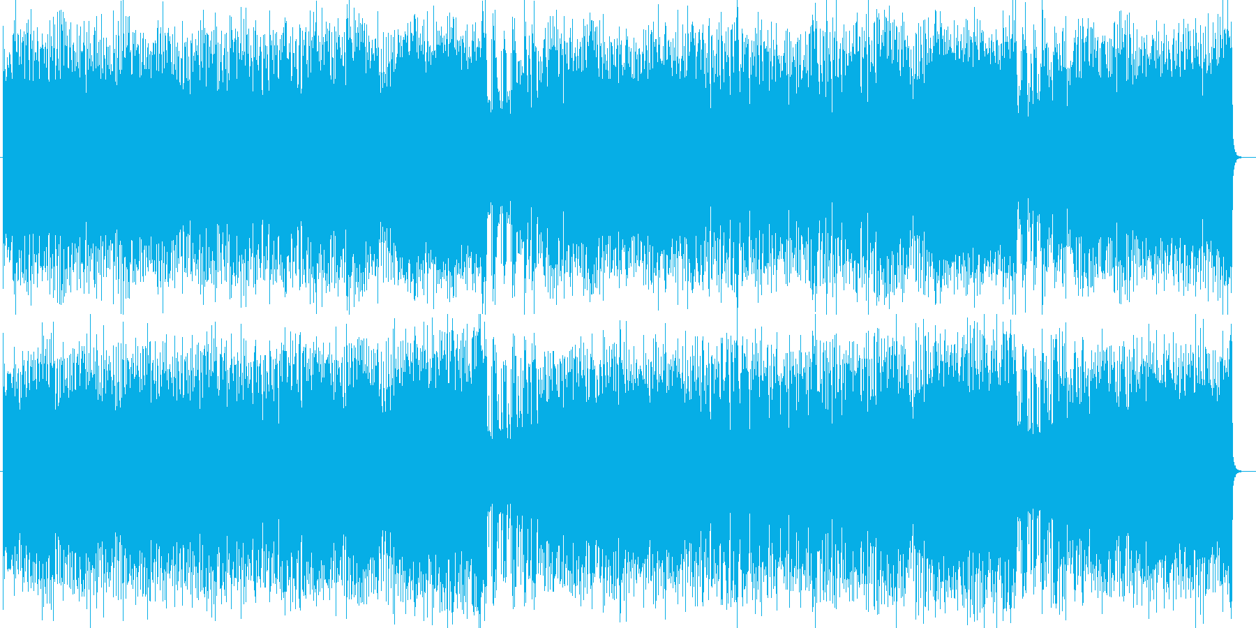 わくわくする爽快なPOPミュージックの再生済みの波形