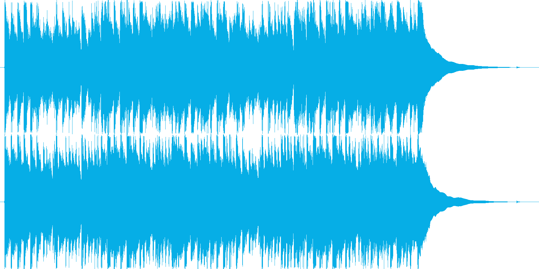ハープシコードのBGMの再生済みの波形