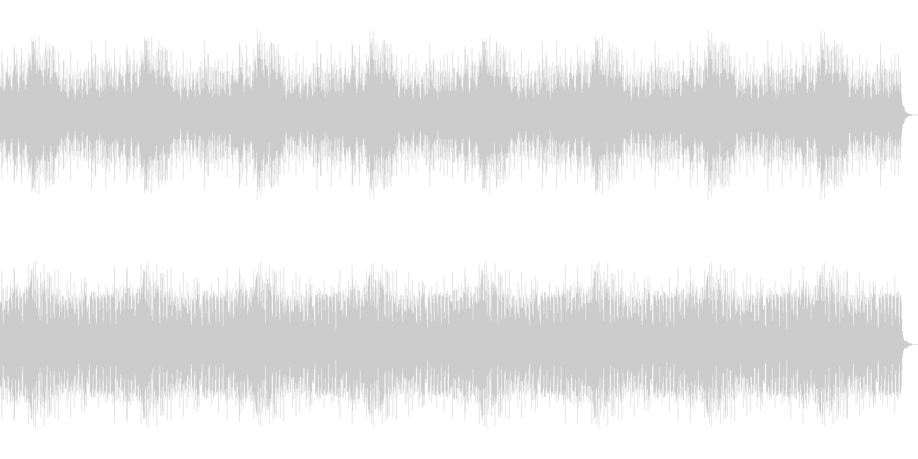 ピアノ主体のホラー向けBGM 恐怖の演出の未再生の波形