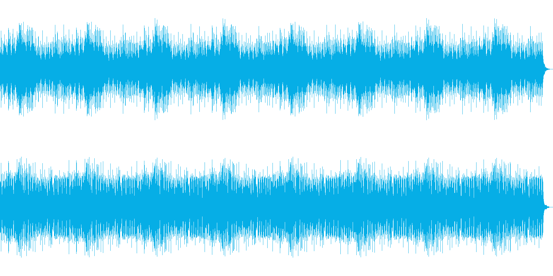 ピアノ主体のホラー向けBGM 恐怖の演出の再生済みの波形