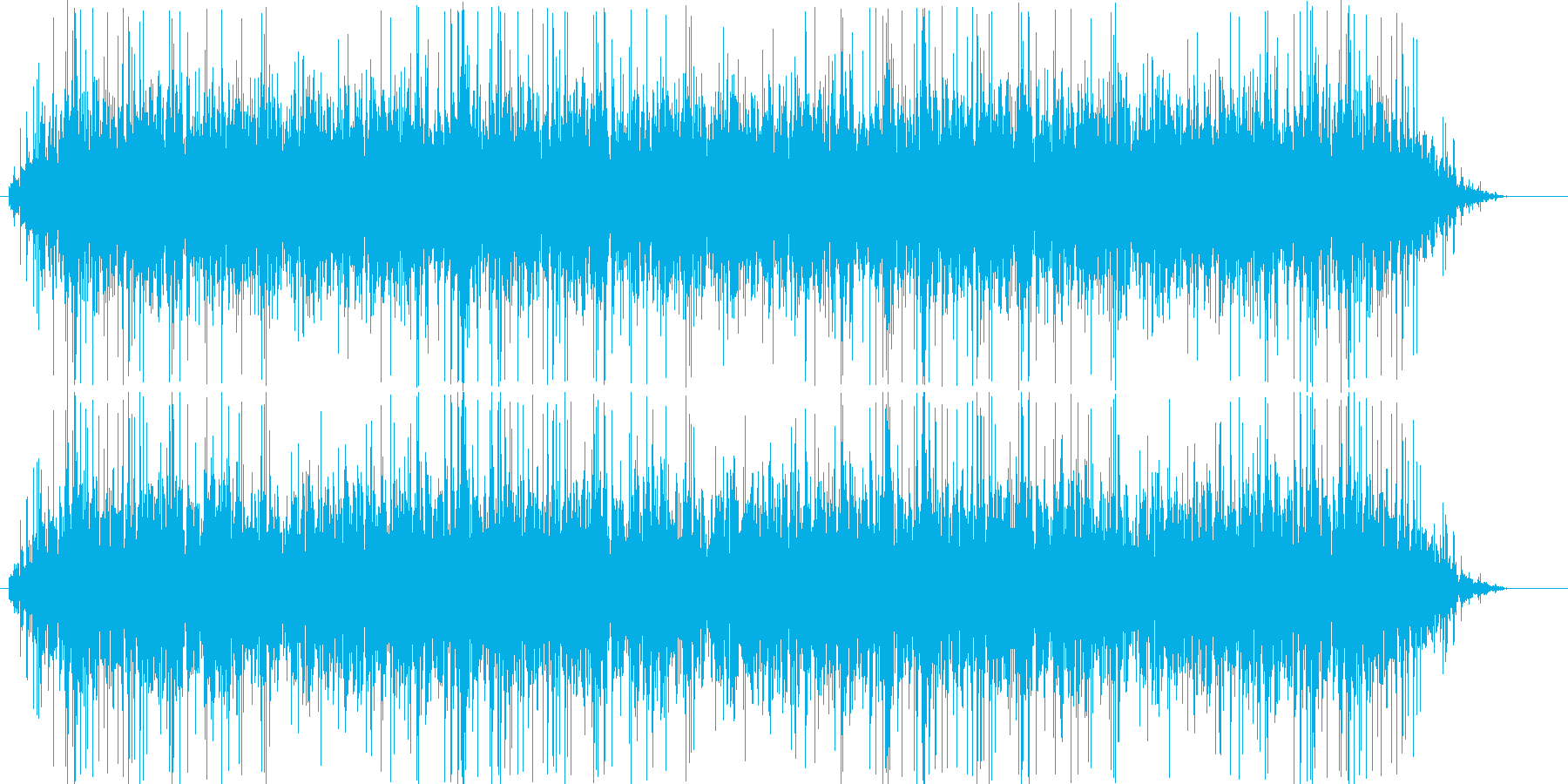木が燃える音の再生済みの波形