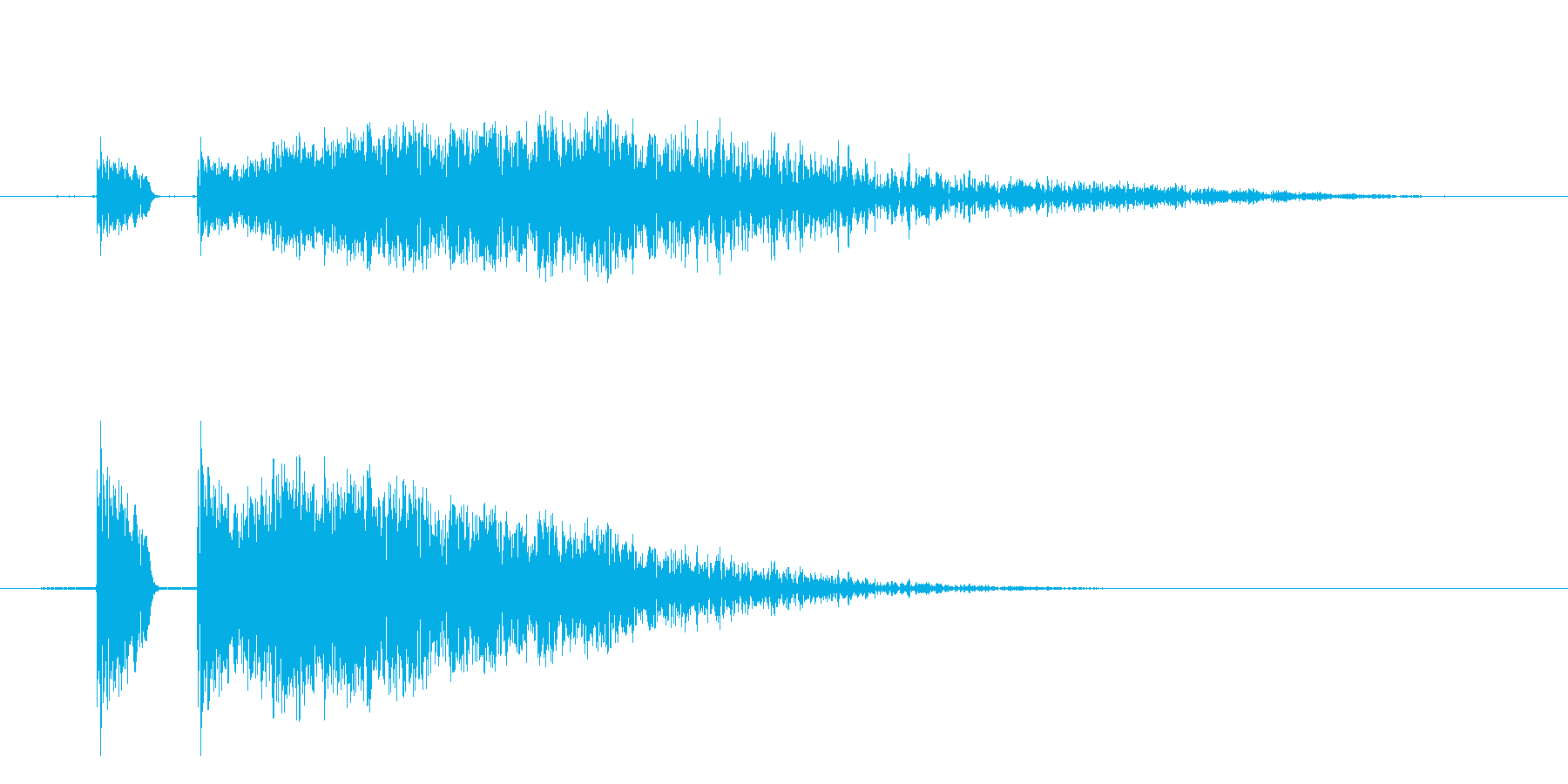 【ビシッ!】リアルなビンタに最適効果音!の再生済みの波形