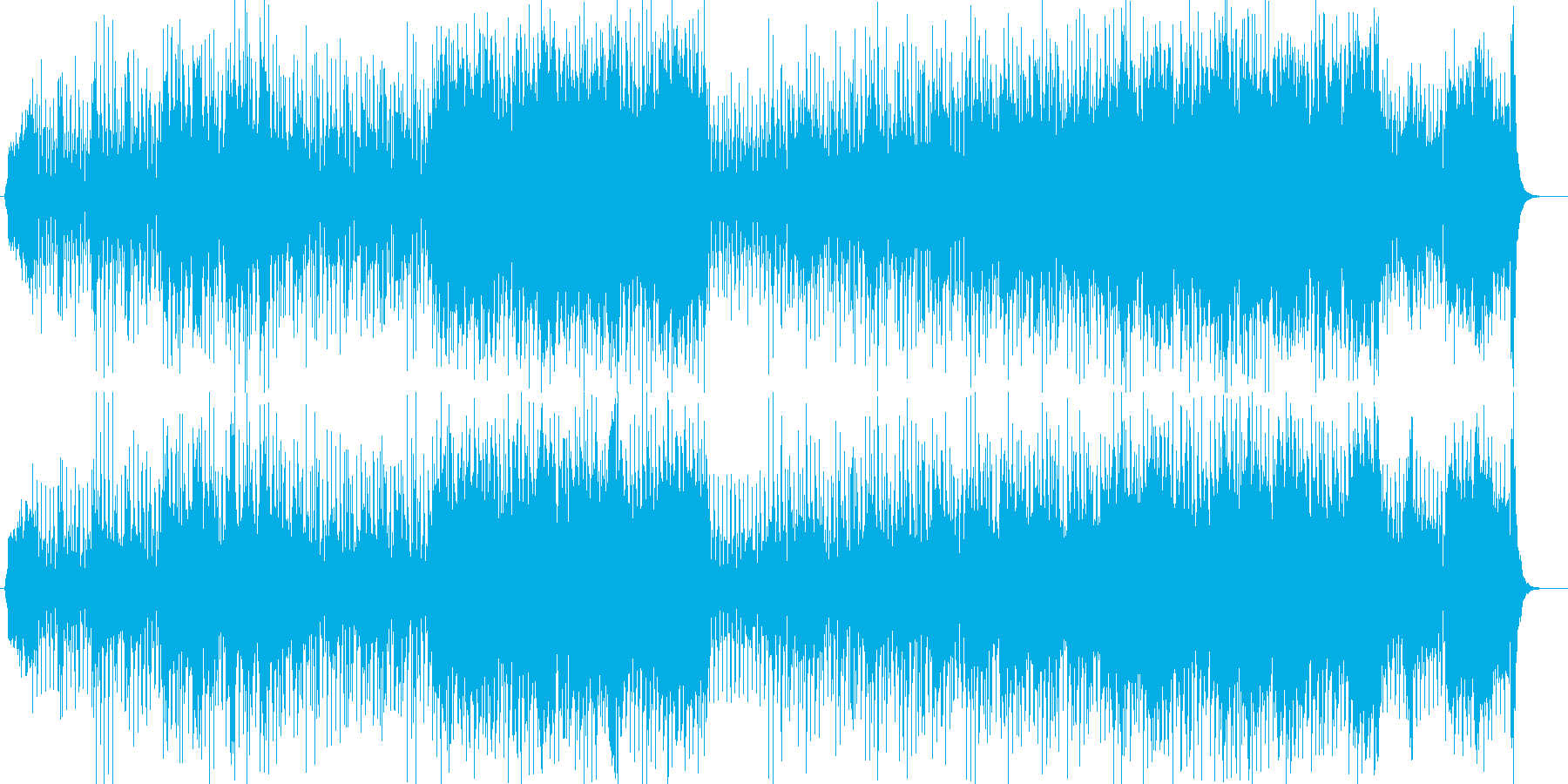 アーバンを感じるギターやバイオリンの曲の再生済みの波形