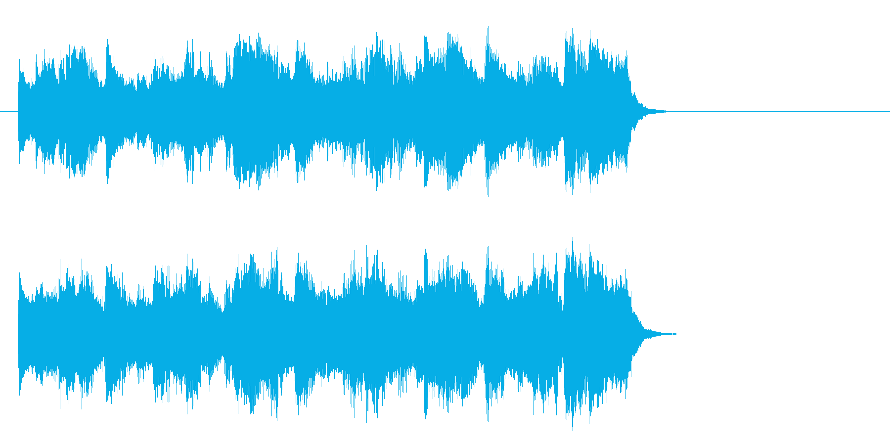 懐かしの歌謡ジャズ風楽曲(イントロ)の再生済みの波形